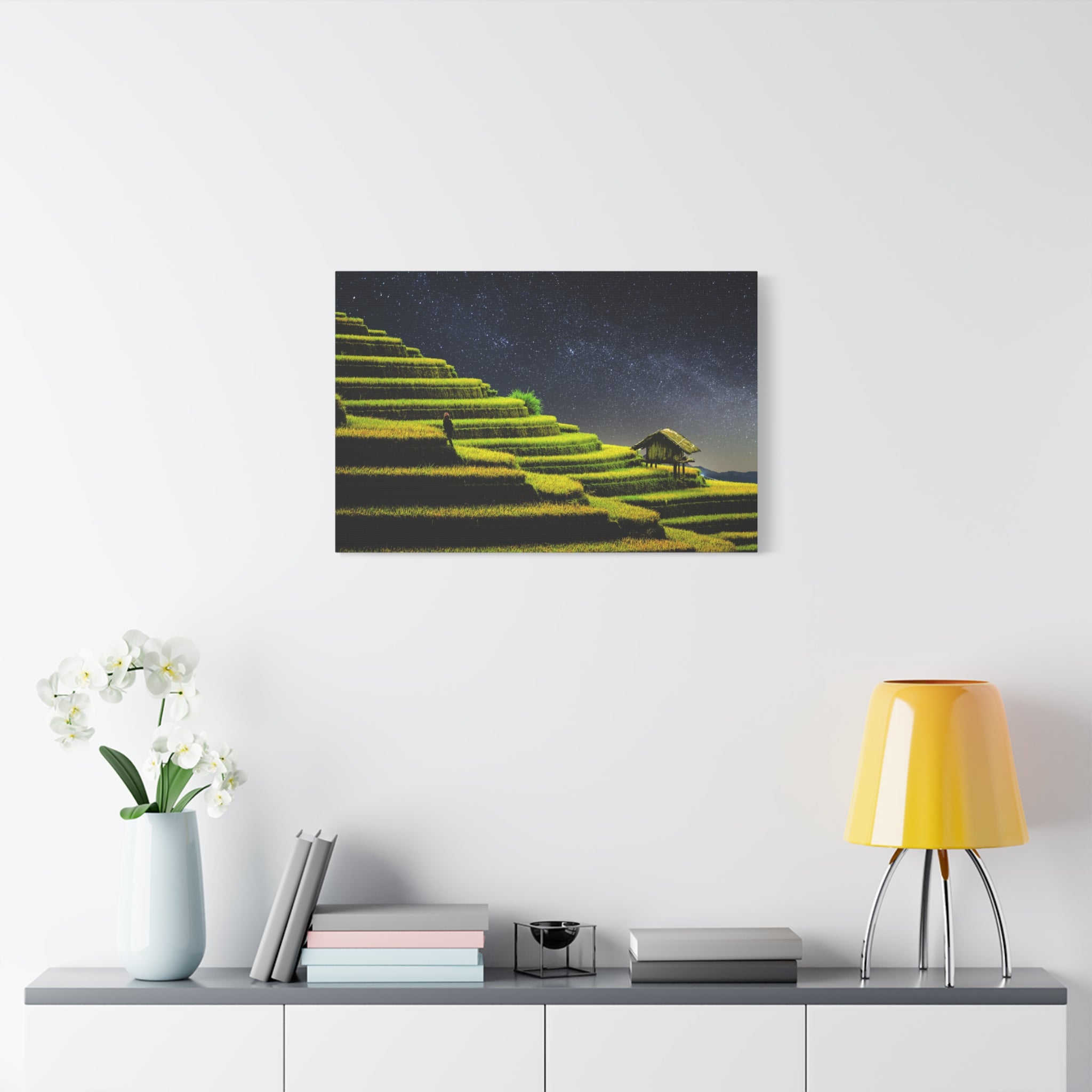 canvas-print-rice-terraces-farming-night-sky-scenery-matte-canvas-stretched-wall-art-home-decor-nature-lover-gift-landscape-a
