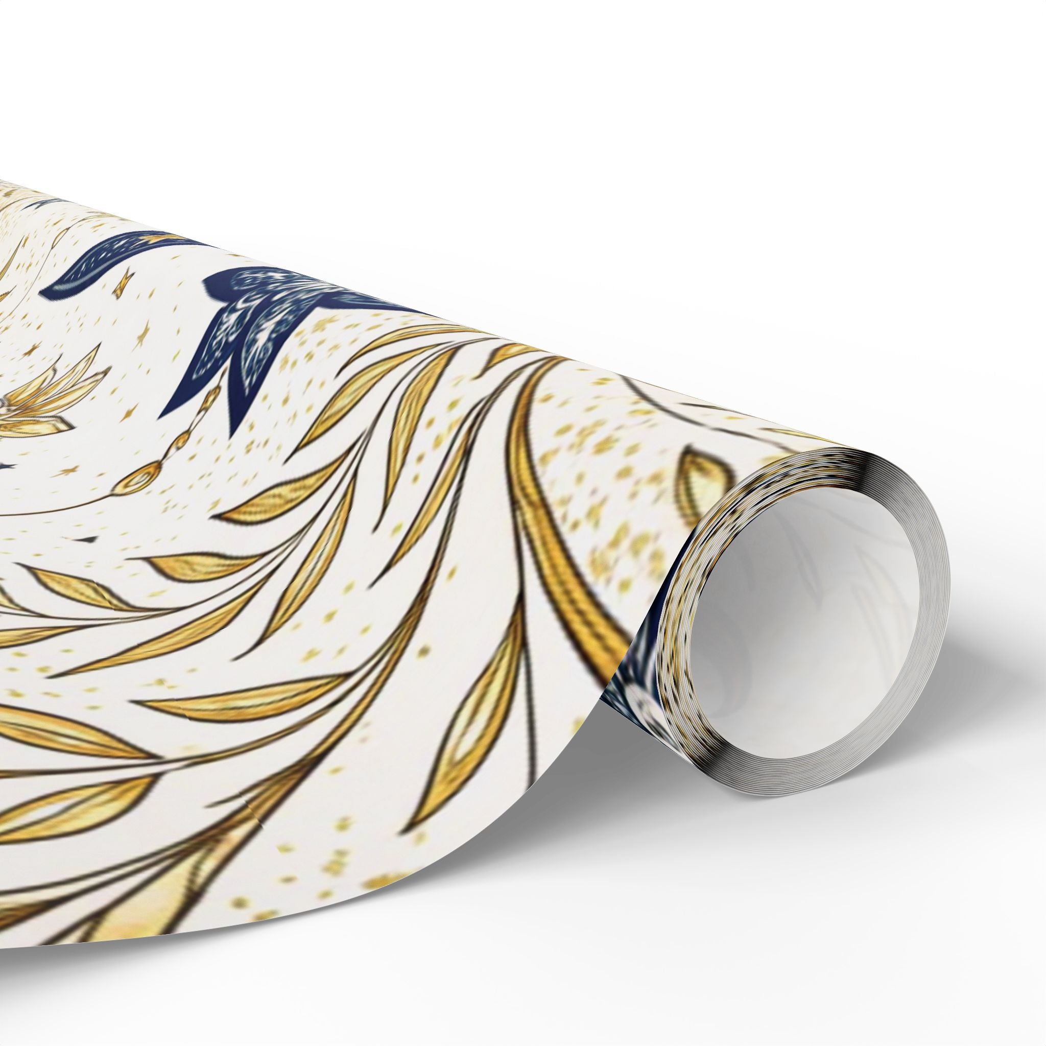 ramadan-night-wrapping-papers-islamic-crescent-moon-gift-wrap-mosque-silhouette-eid-holiday-supplies-festive-present-packagin