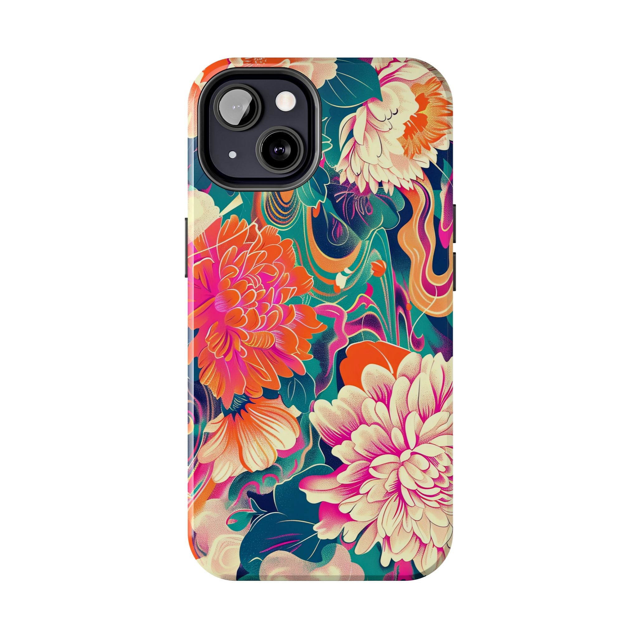iphone-tough-case-retro-japanese-flowers-floral-phone-cover-vintage-japanese-style-protective-phone-case-asian-floral-design-