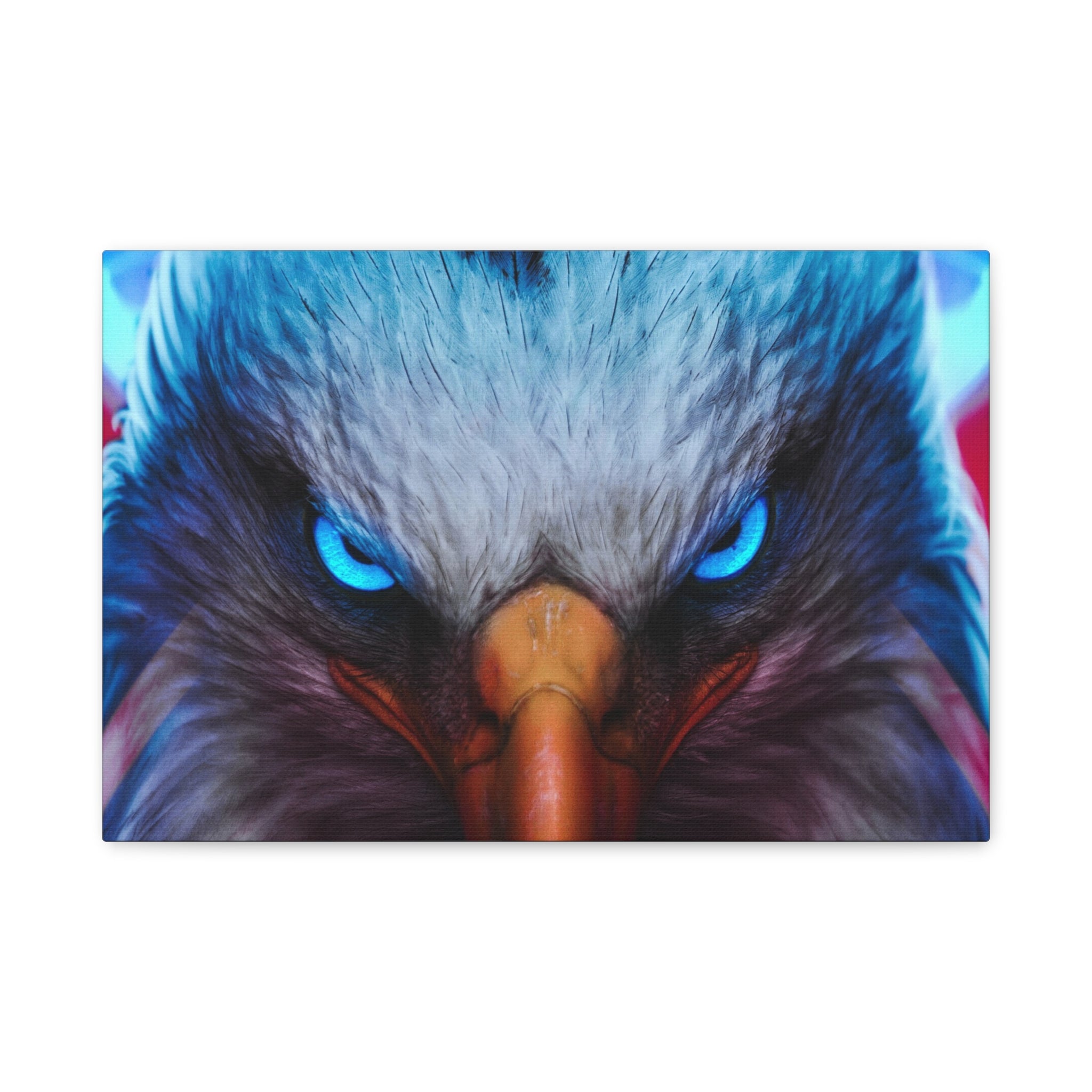 american-eagle-theme-canvas-wall-art-bird-of-prey-decor-eagle-eyes-wall-hanging-matte-stretched-canvas-print-wildlife-artwork