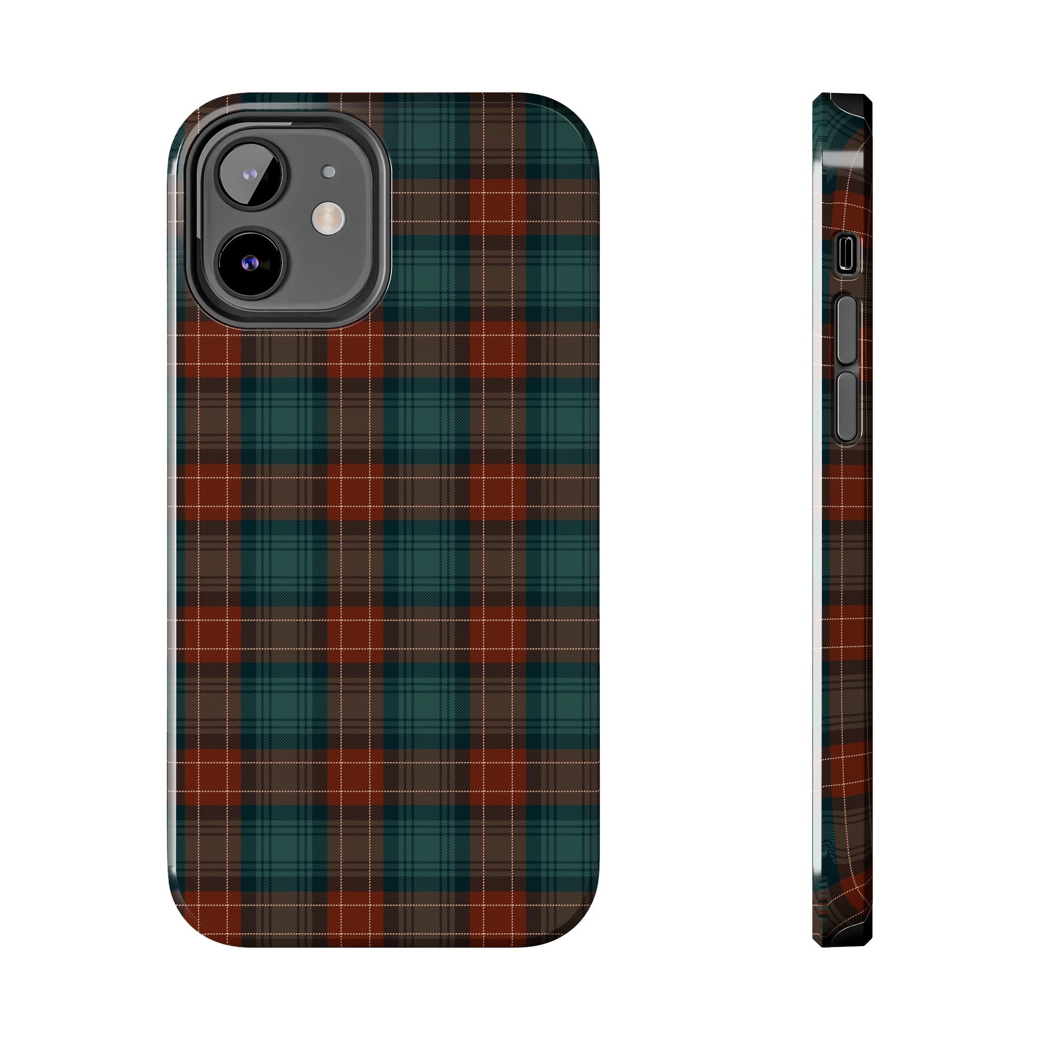 green-and-red-scottish-tartan-plaid-iphone-case-durable-tough-case-iphone-15-16-pro-max-trendy-scottish-tartan-plaid-green-re