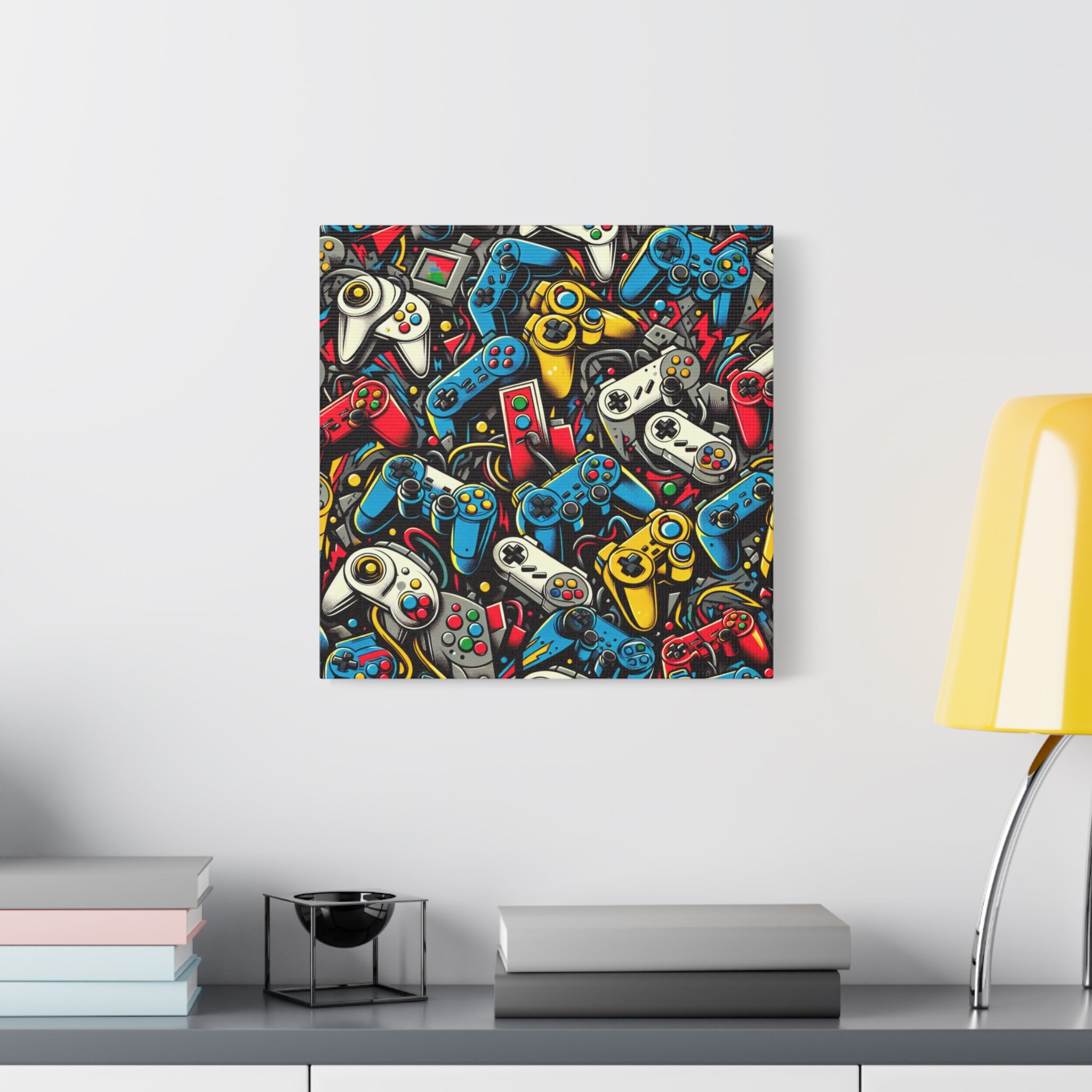 canvas-art-video-game-controller-graffiti-wall-decor-gamer-gift-teen-room-decor-boys-room-art-gaming-wall-print-man-cave-deco