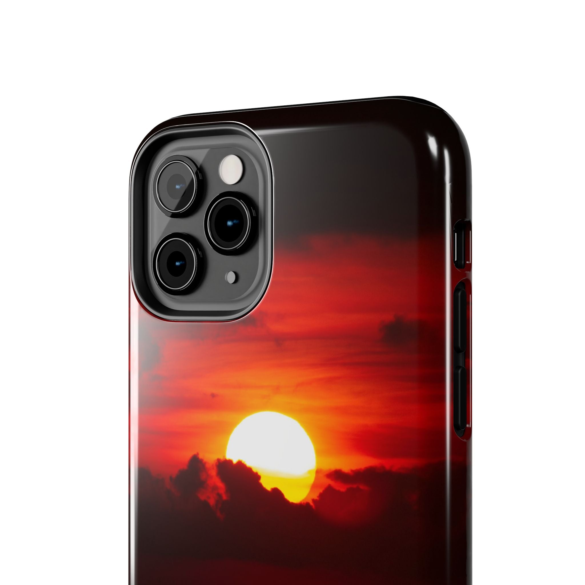 iphone-tough-case-red-sunset-protective-phone-cover-durable-smartphone-case-hard-shell-phone-case-sunset-lover-gift-red-phone