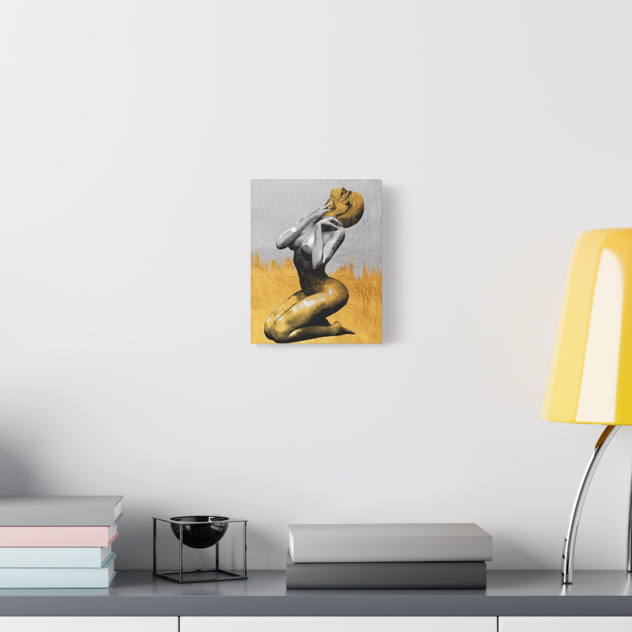 canvas-print-modern-art-nude-art-golden-decor-stretched-matte-canvas-wall-art-for-living-room-alternative-art-print-artwork