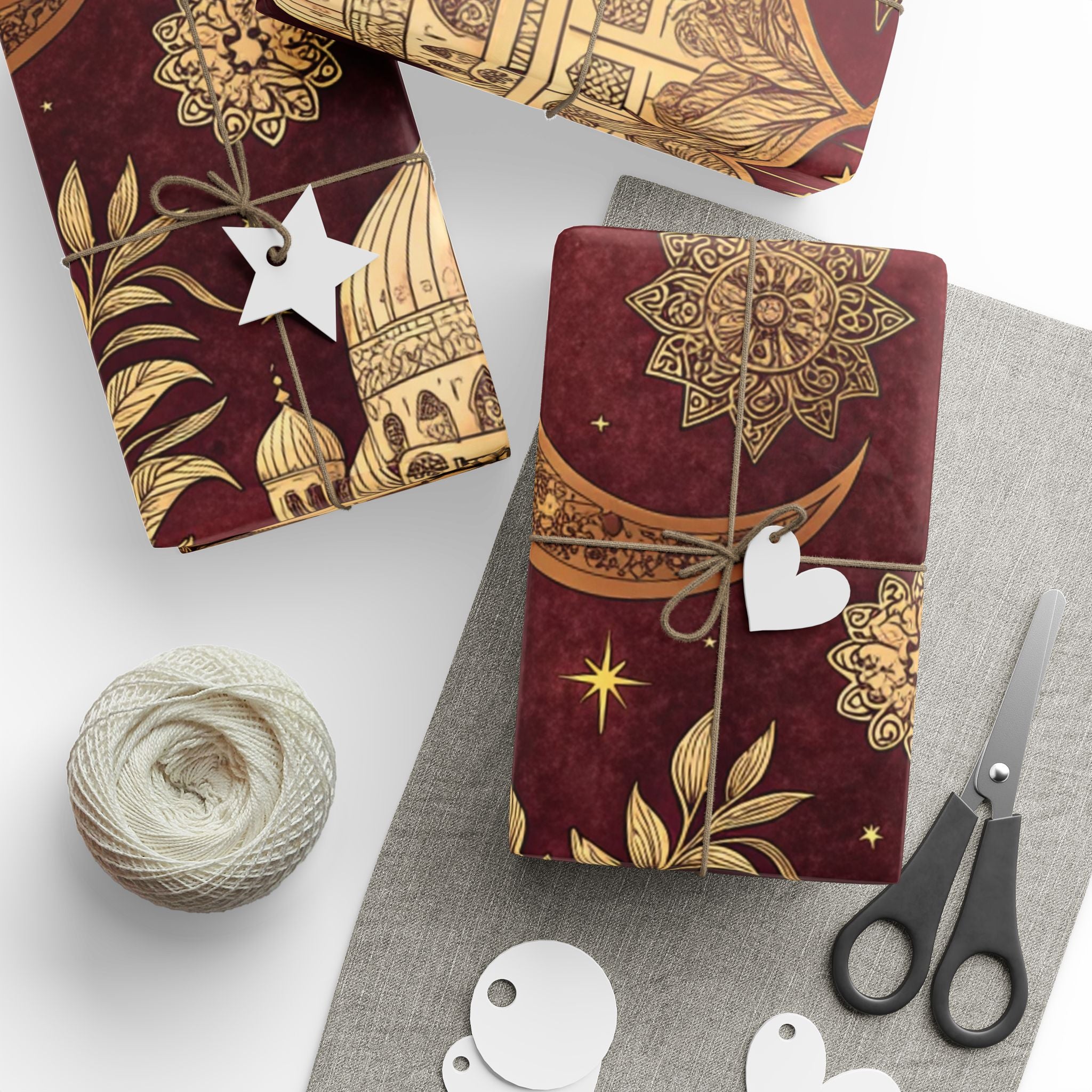 ramadan-night-wrapping-papers-islamic-celestial-gift-wrap-mosque-silhouette-eid-holiday-supplies-festive-present-packaging-re