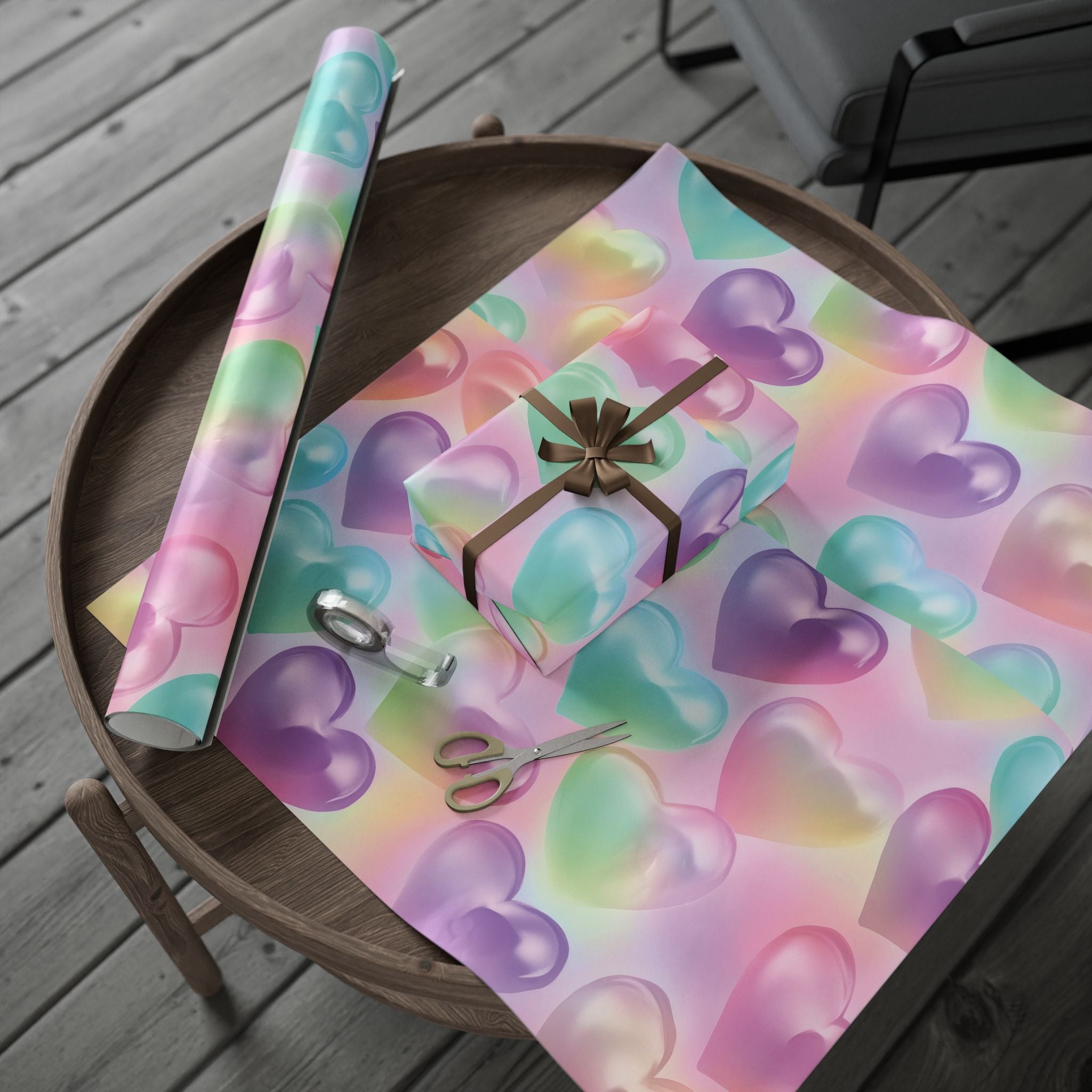 heart-gift-wrapping-papers-pink-glittery-gift-wrap-roll-for-birthdays-weddings-christmas-party-supplies-crafting-diy-projects