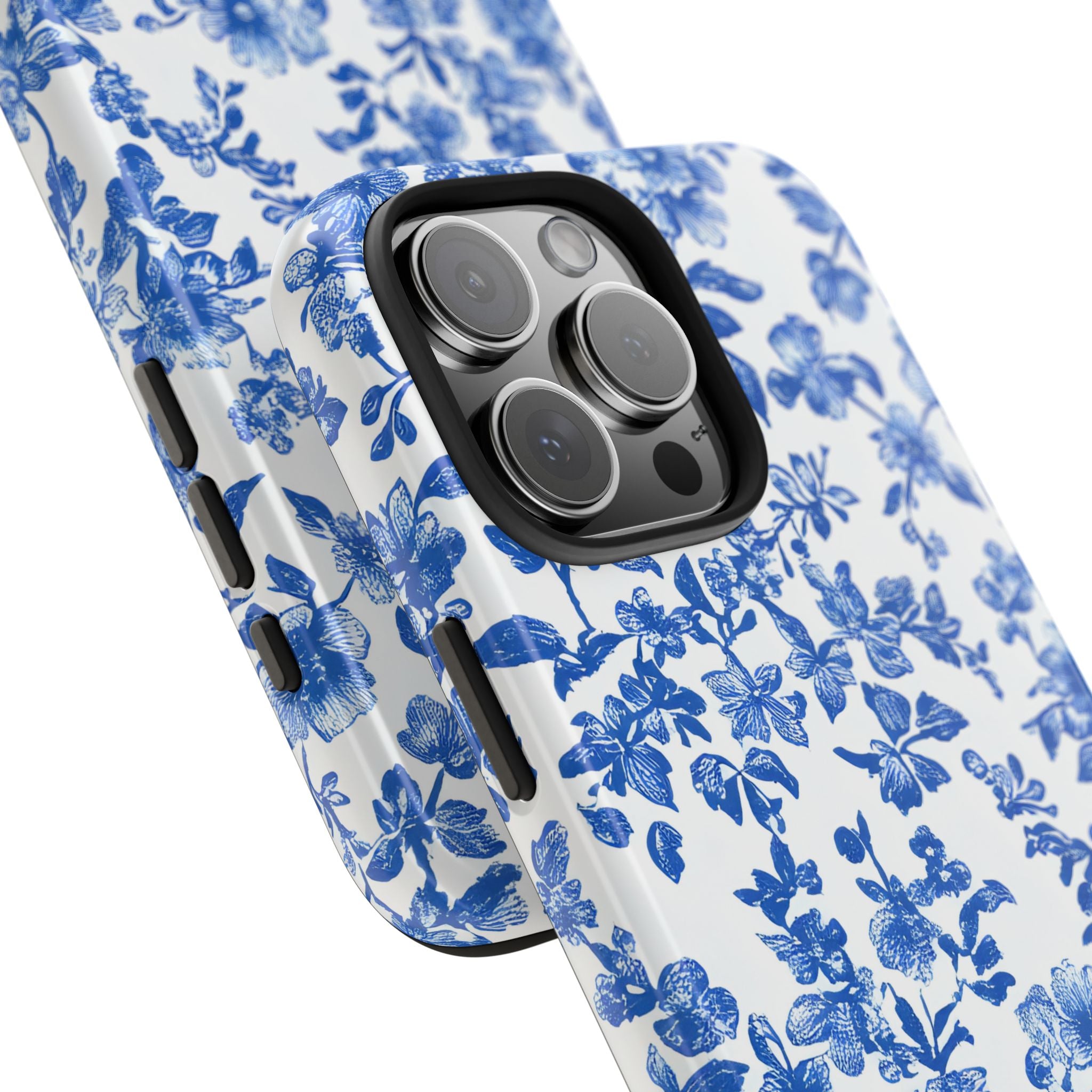 french-toile-floral-tough-iphone-case-blue-iphone-cover-protective-iphone-case-hard-shell-iphone-case-vintage-design-phone-ca