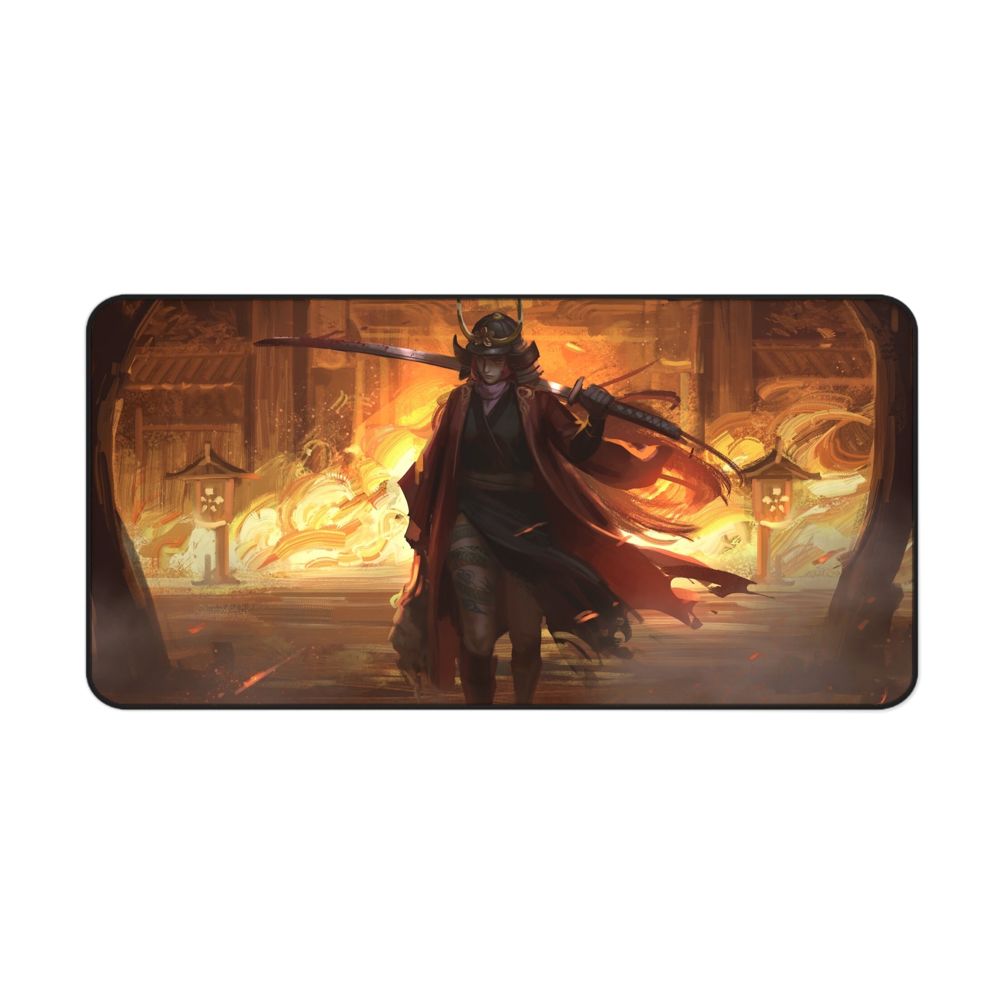 anime-samurai-girl-warrior-mouse-pad-japanese-katana-samurai-warrior-desk-mat-japanese-anime-girl-samurai-desk-pad