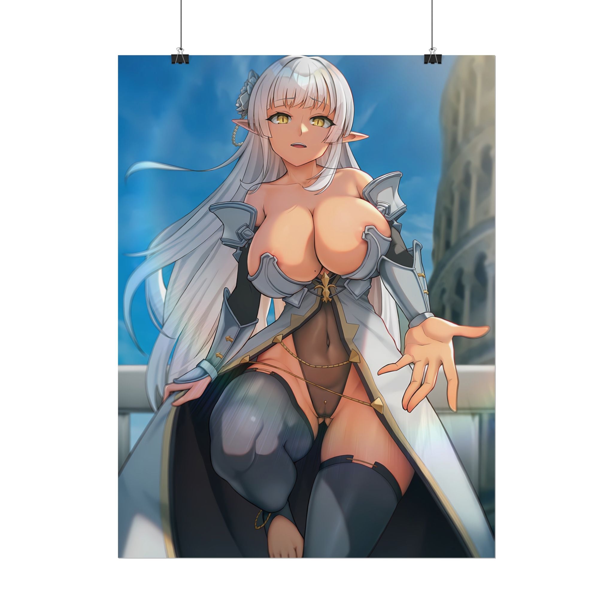 anime-elf-girl-rolled-posters-fantasy-art-print-wall-decor-poster-artwork-bedroom-decoration-gift-for-anime-lovers-anime-post