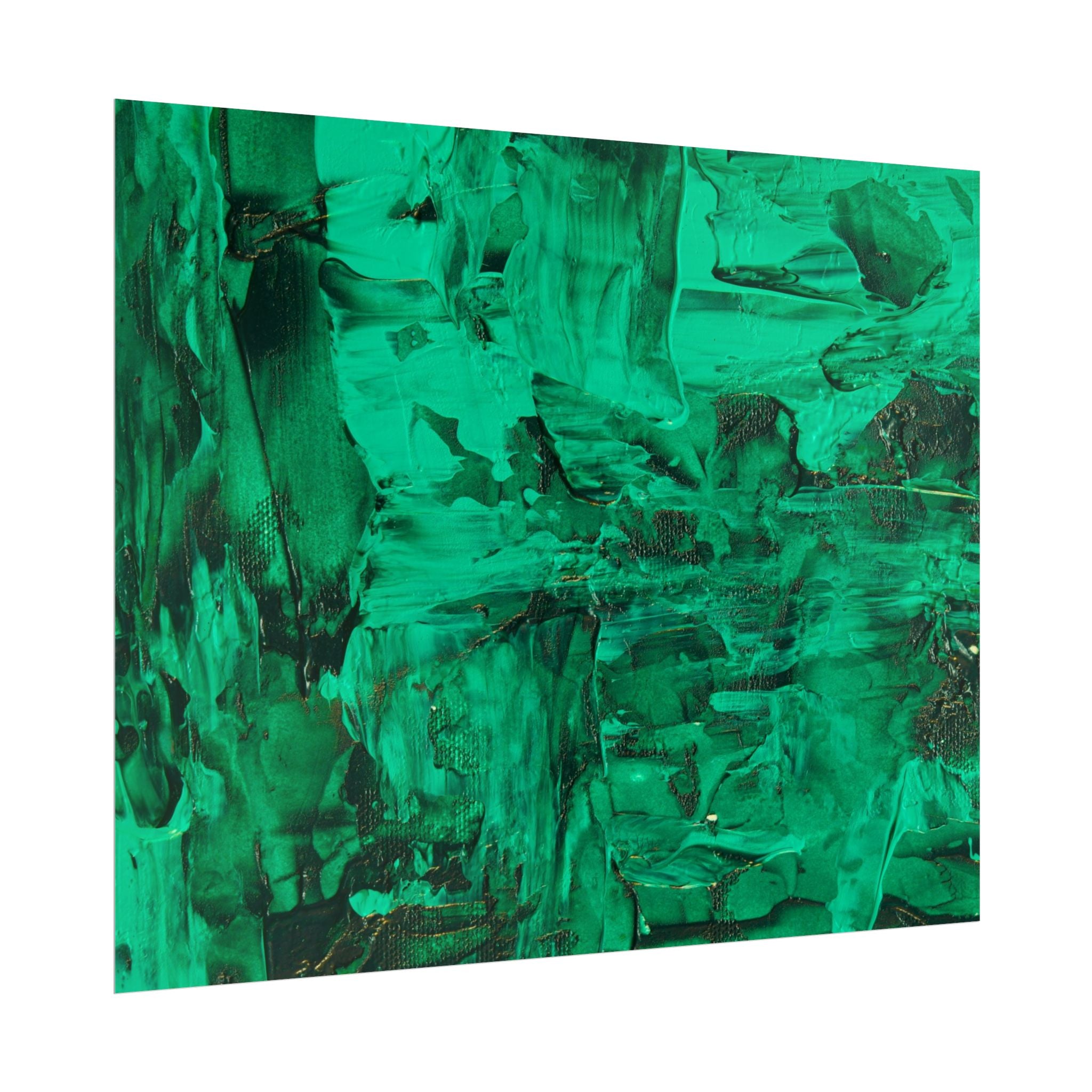 Abstract Green Poster Wall Art, Home Decor, Office Decor, Green Canvas Bedroom, Green Poster Print, Modern Art, Green Wall Decor