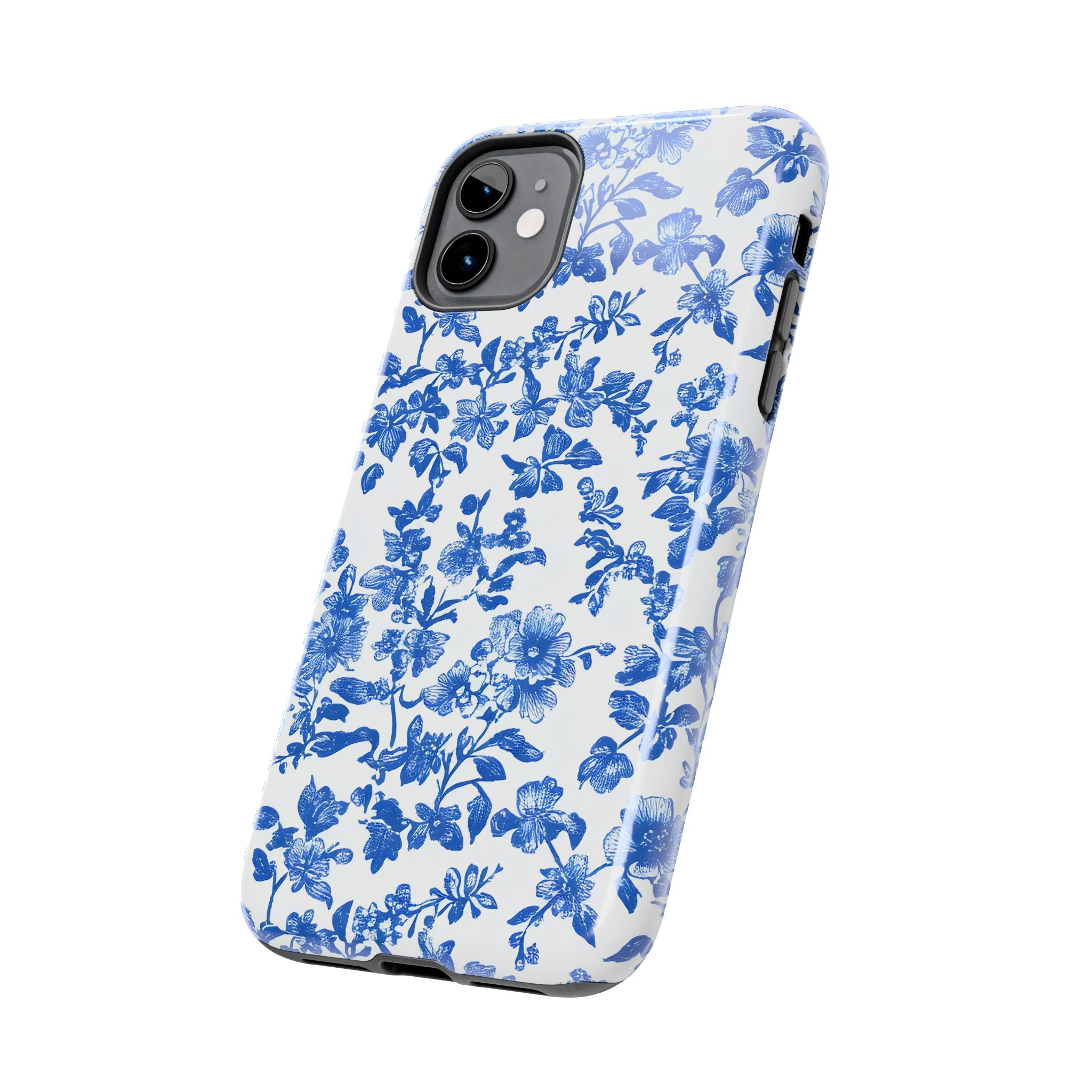 french-toile-floral-tough-iphone-case-blue-iphone-cover-protective-iphone-case-hard-shell-iphone-case-vintage-design-phone-ca