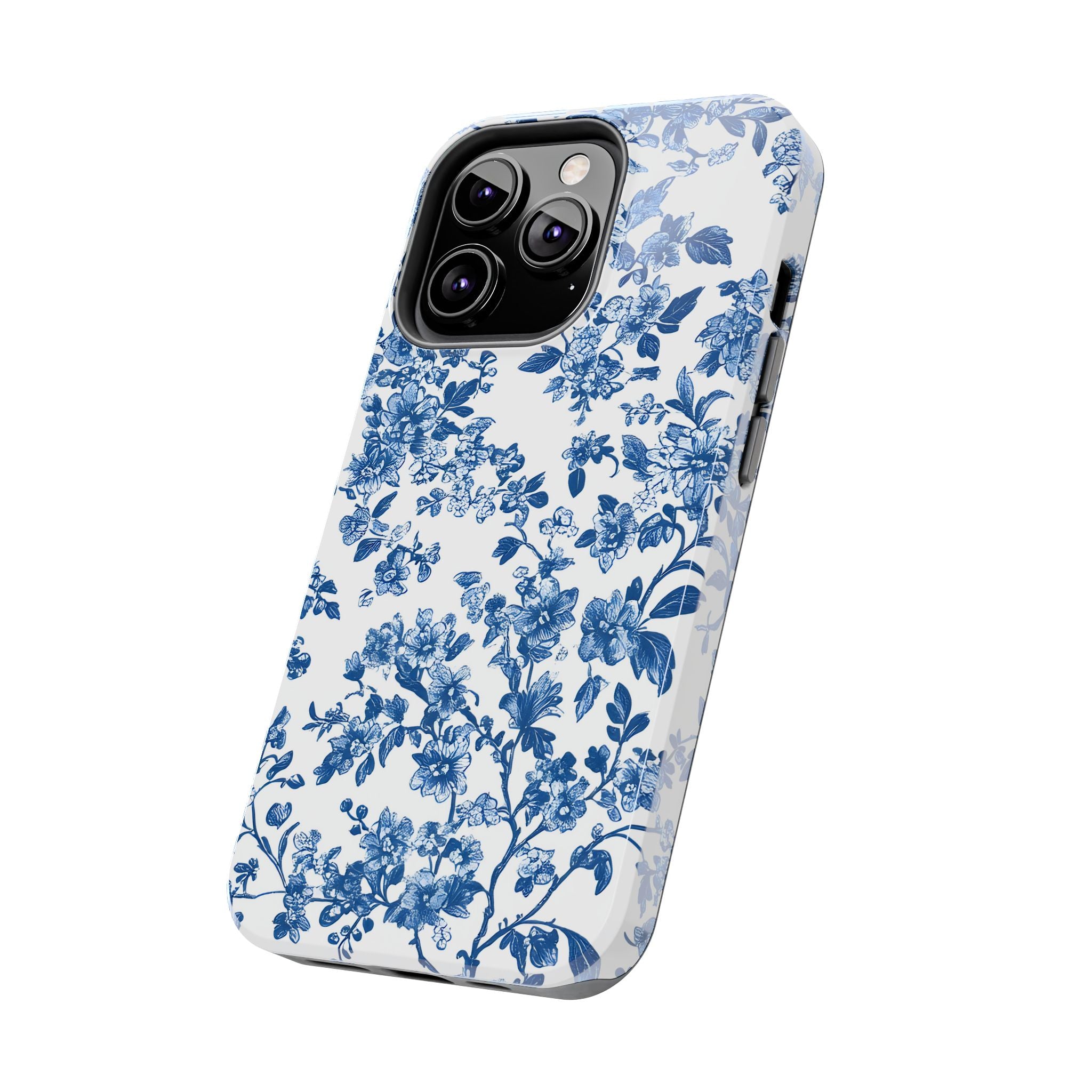 french-toile-floral-tough-iphone-case-blue-iphone-cover-protective-iphone-case-hard-shell-iphone-case-vintage-design-phone-ca