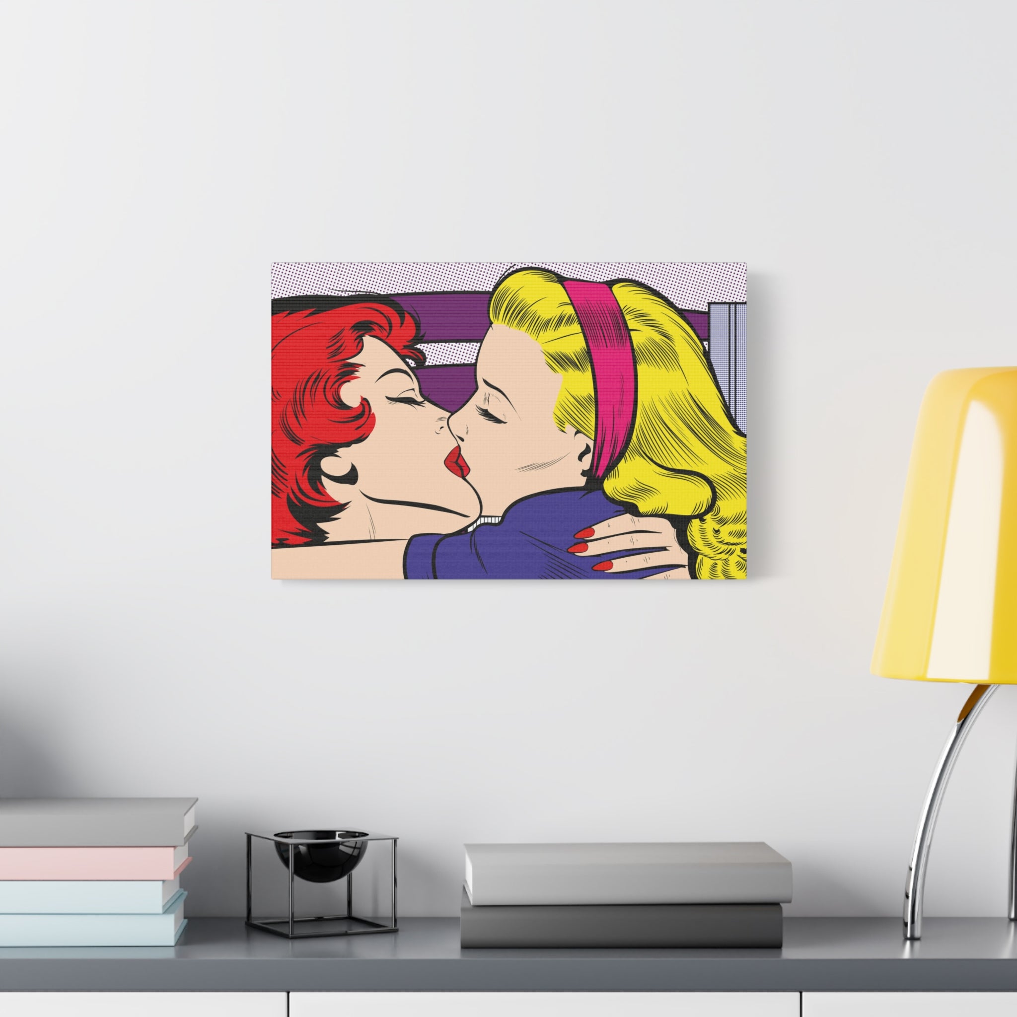 canvas-print-pop-art-lesbian-kiss-home-decor-wall-art-lgbt-pride-gift-matte-stretched-wall-art-unique-artwork