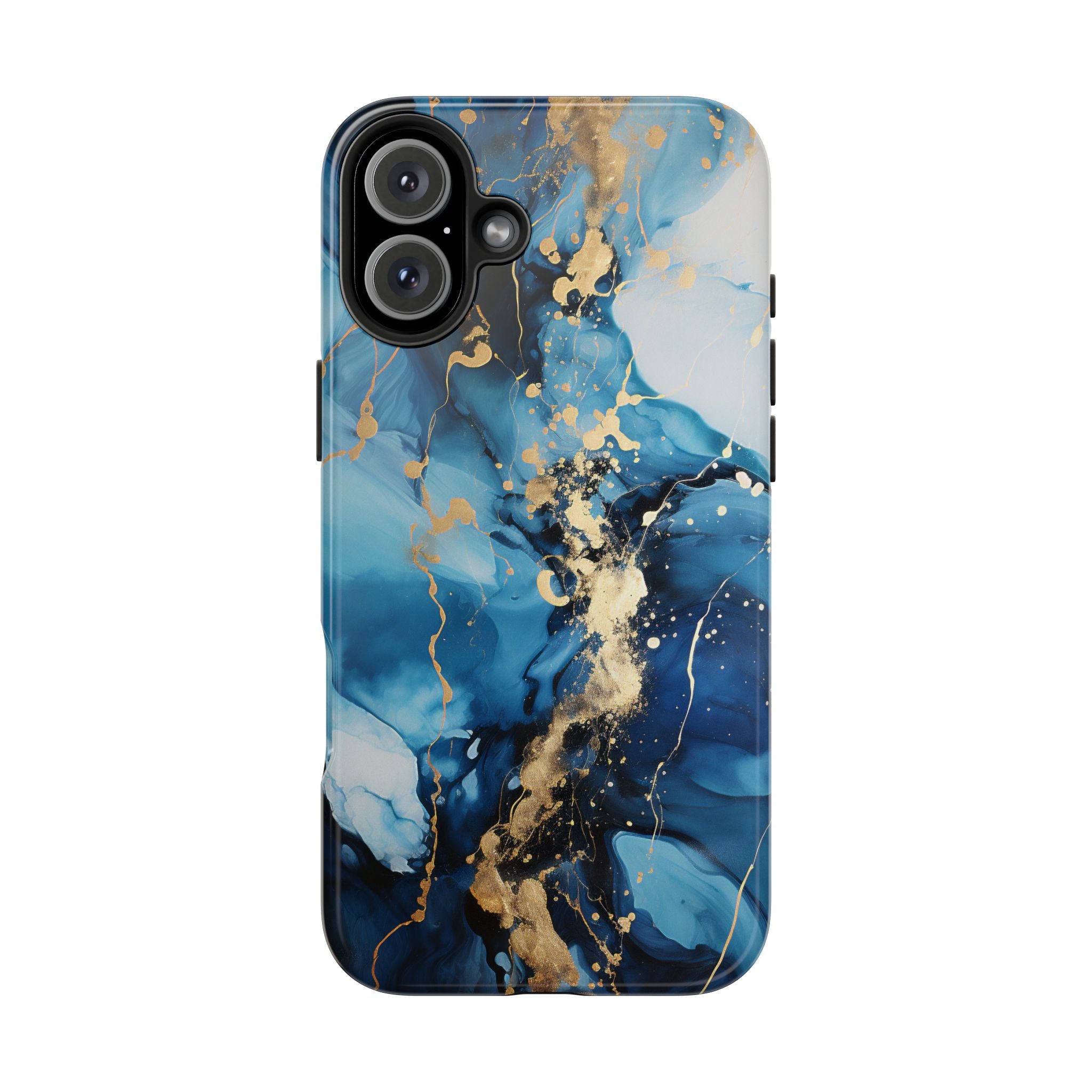 blue-gold-marble-iphone-tough-case-elegant-minimalist-protective-cover-stylish-phone-shell-hard-shell-iphone-case-trendy-acce