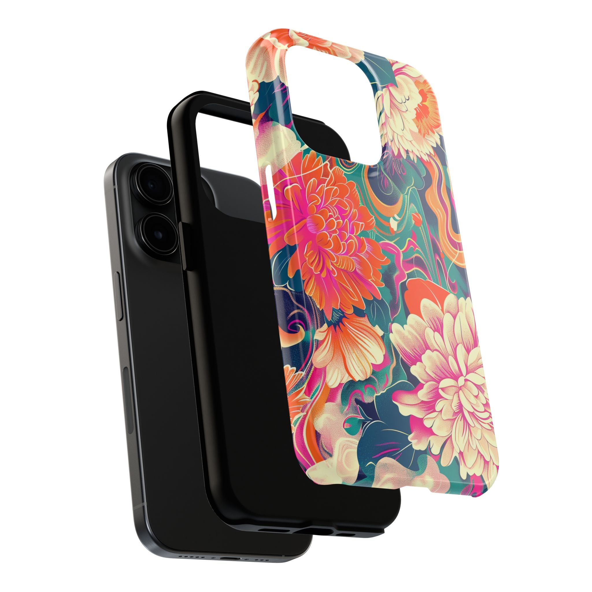 iphone-tough-case-retro-japanese-flowers-floral-phone-cover-vintage-japanese-style-protective-phone-case-asian-floral-design-