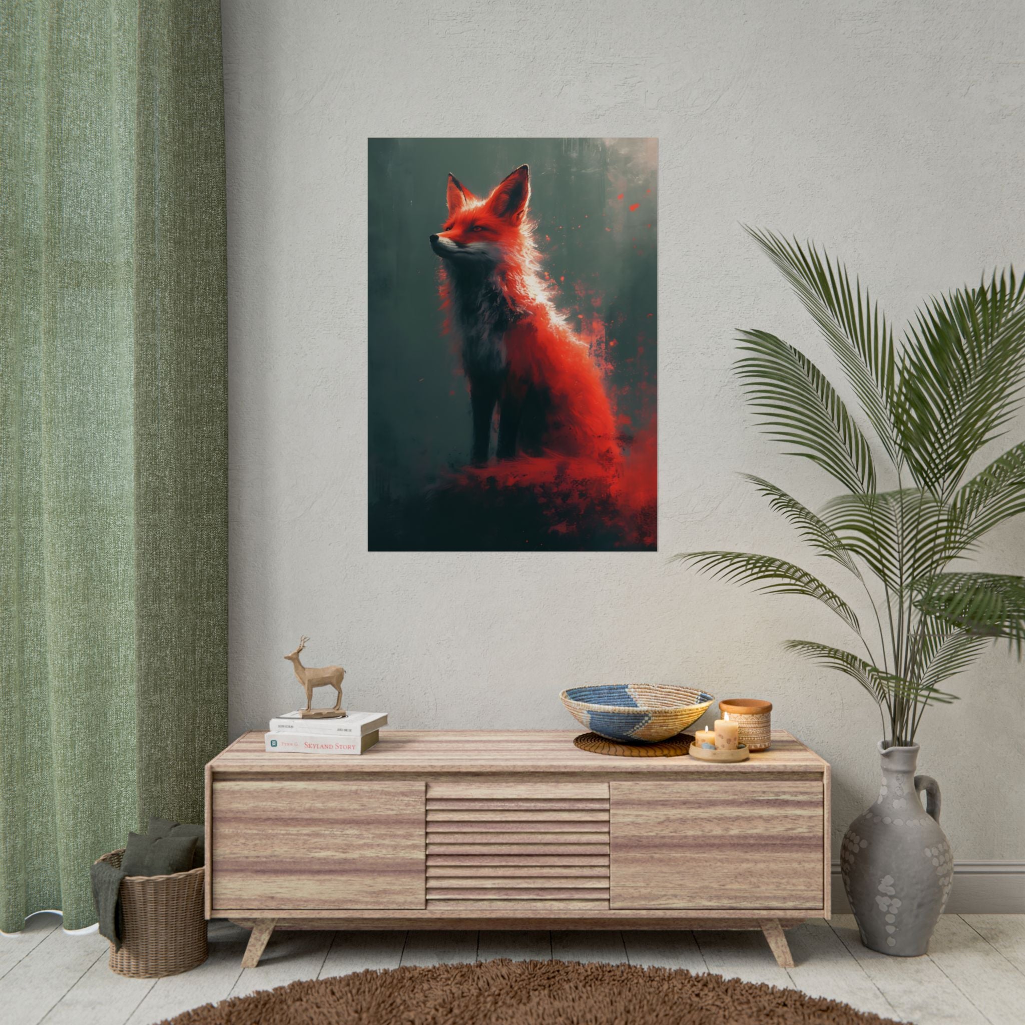 red-fox-fantasy-decor-poster-print-wildlife-wall-art-home-decor-animal-lover-gift-nature-print-fantasy-art-decor