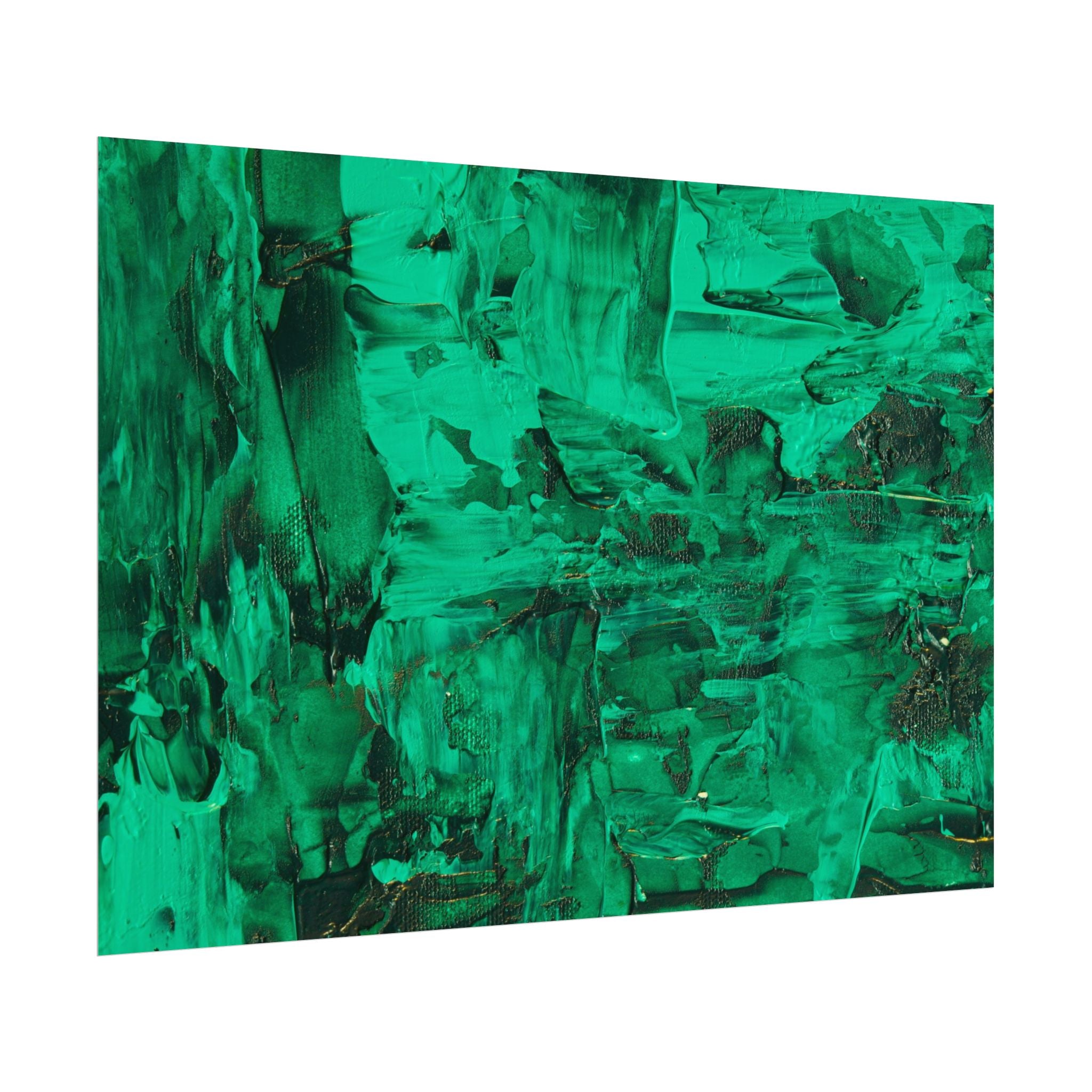 Abstract Green Poster Wall Art, Home Decor, Office Decor, Green Canvas Bedroom, Green Poster Print, Modern Art, Green Wall Decor