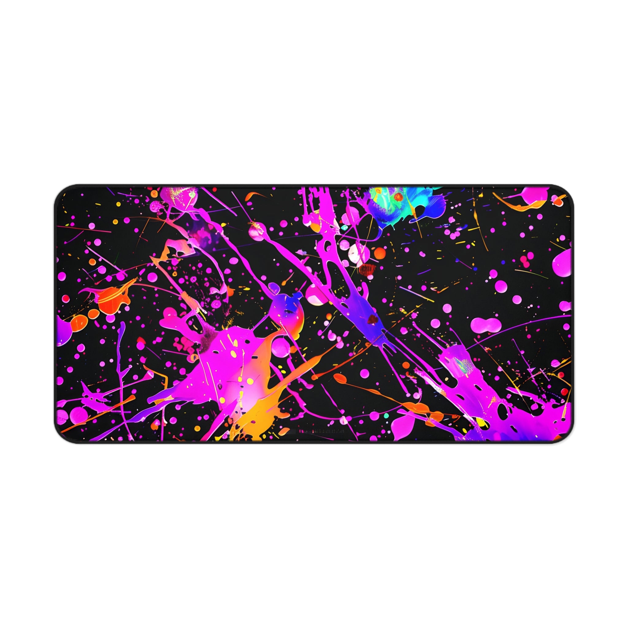 neon-abstract-paint-splatter-desk-mat-blue-pink-large-gaming-mouse-pad-colorful-work-from-home-desk-accessory-desk-blotter