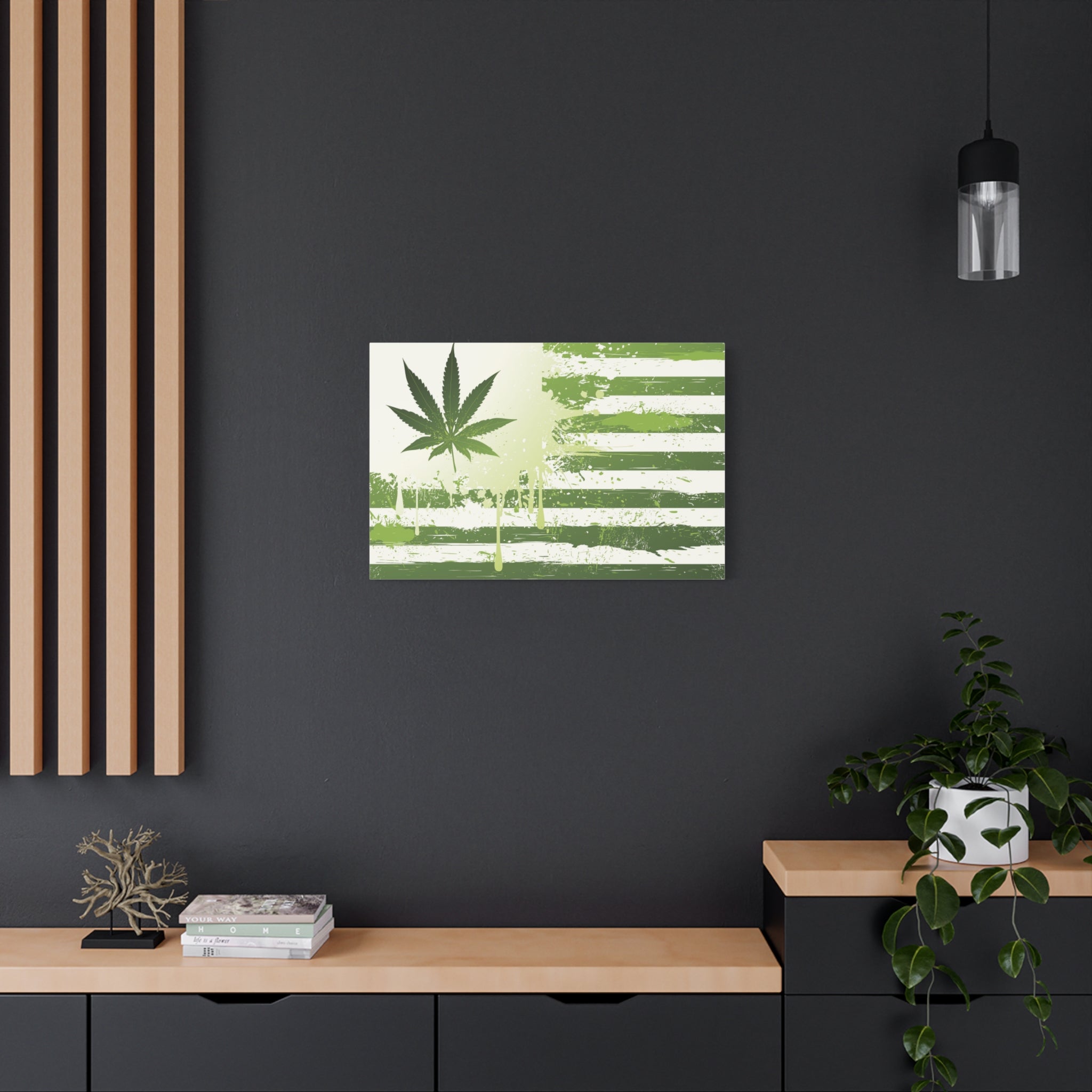 canvas-print-marijuana-republic-weed-mary-jane-funny-home-decor-wall-art-stretched-matte-wall-hanging-decorative-weed-art-mar