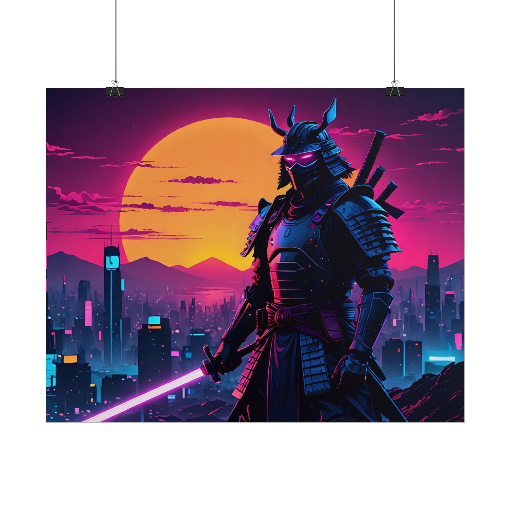 samurai-retrowave-poster-print-synthawave-wall-art-poster-gift-for-anime-fans-home-decor-japanese-art-retro-aesthetic-lightsa