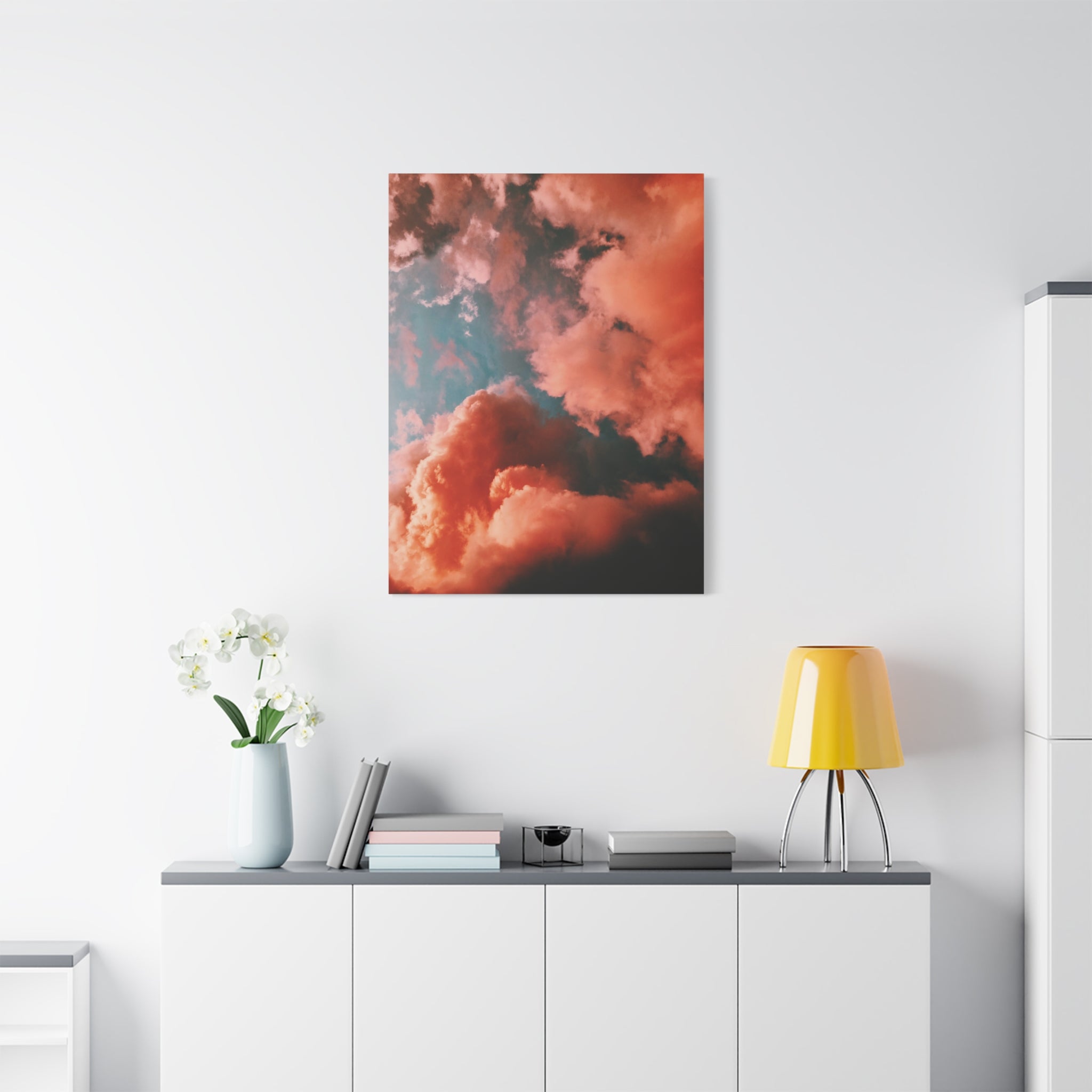 canvas-print-pinkish-cloude-sunset-pink-wall-art-matte-stretched-canvas-artwork-home-decor-room-decoration-wall-hanging