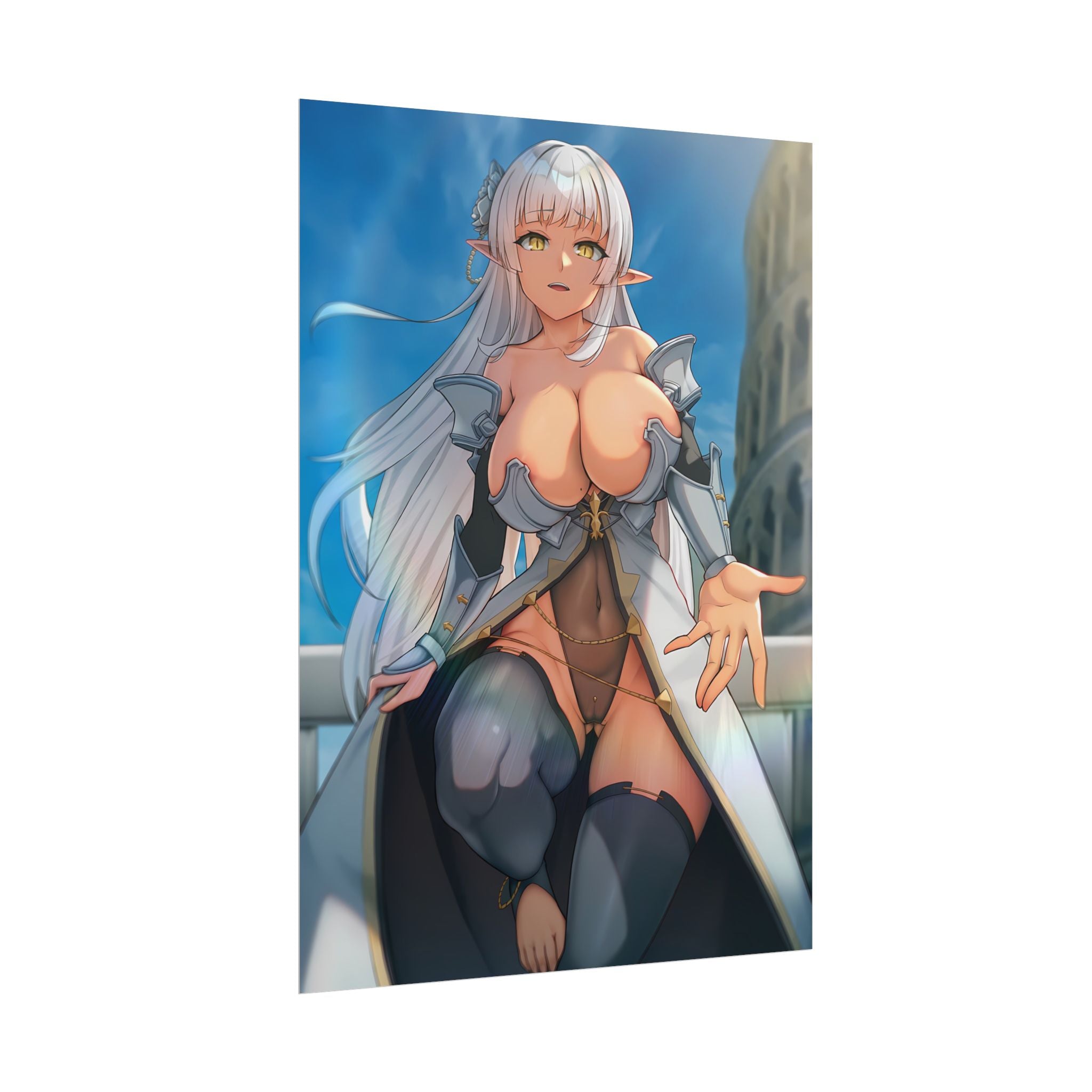 anime-elf-girl-rolled-posters-fantasy-art-print-wall-decor-poster-artwork-bedroom-decoration-gift-for-anime-lovers-anime-post