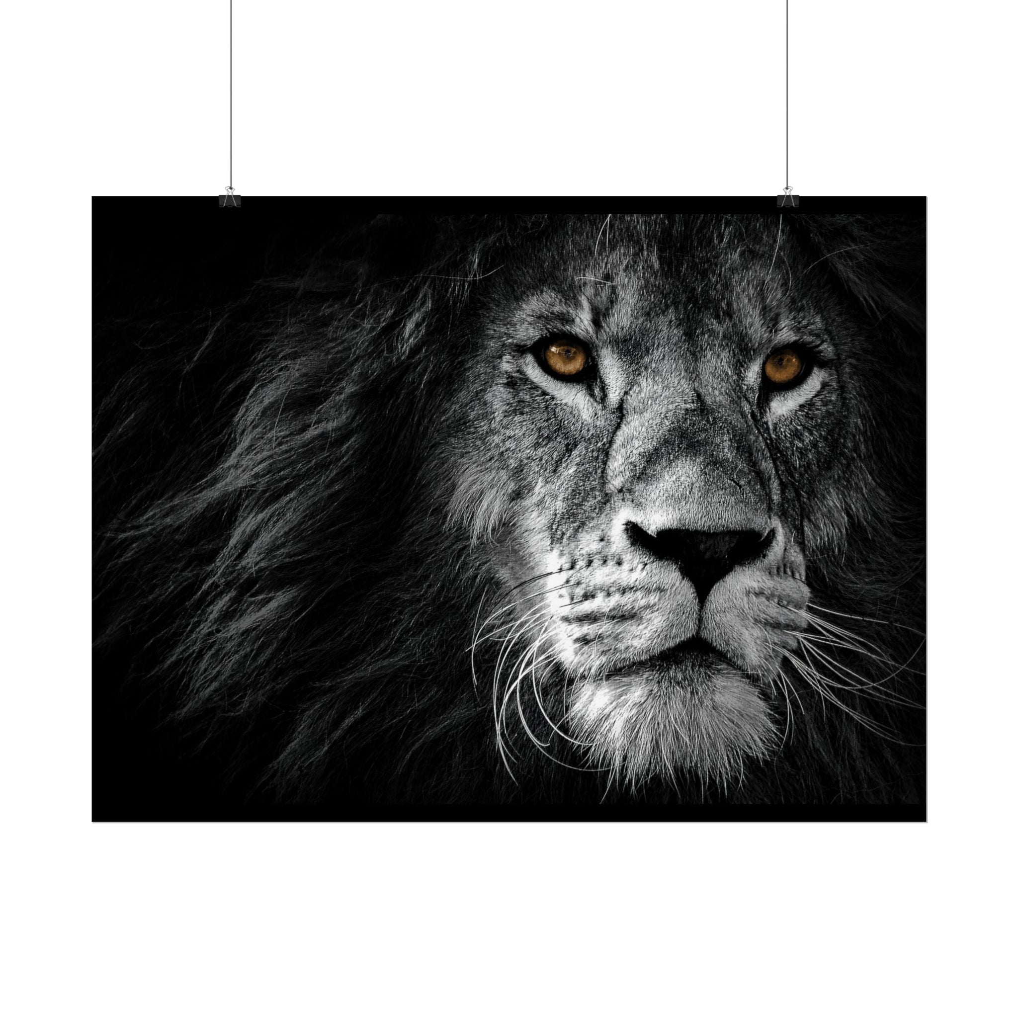 poster-print-lion-wall-art-black-and-white-monochrome-decor-living-room-decor-lion-poster-jungle-animal-art-print-wildlife-sa
