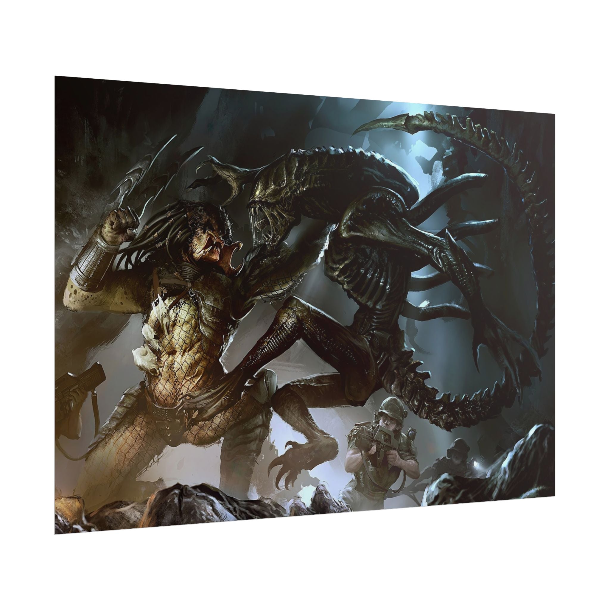 predator-alien-poster-print-xenomorph-si-fi-home-decor-movie-poster-pretador-fantasy-art
