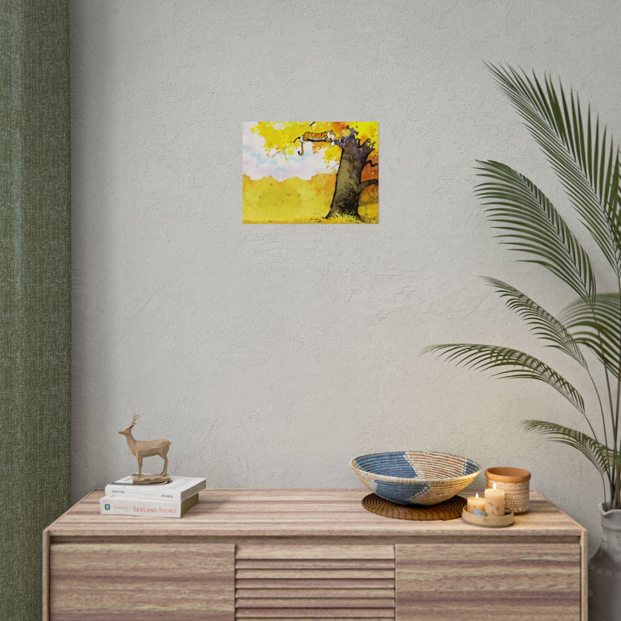 Calvin and Hobbes Poster Wall Art - Cartoon Wall Decor - Unique Birthday Gift for Fans - Timeless Comic Book Art