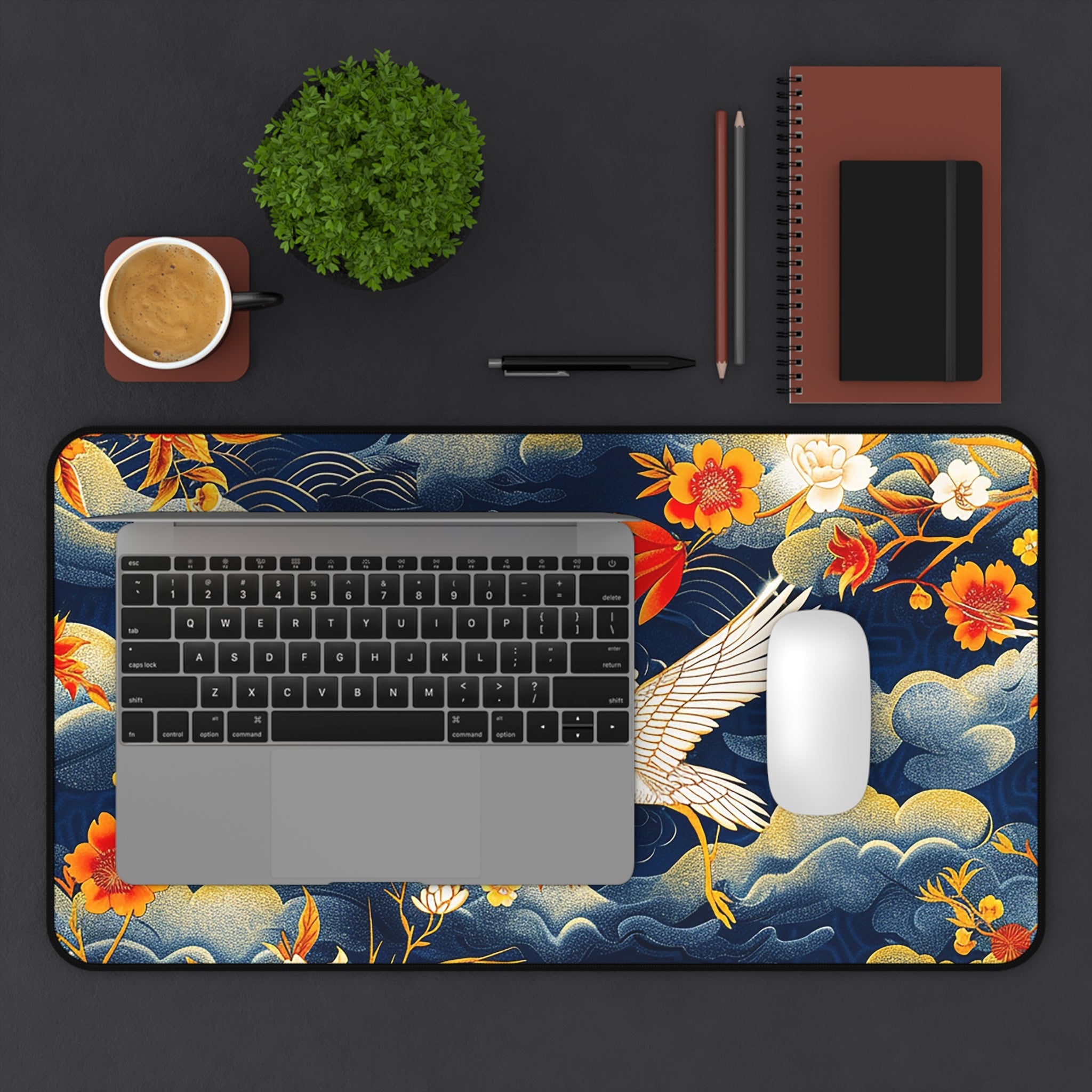 japanese-cranes-art-desk-mat-mousepad-desk-pad-for-home-office-retro-asian-crane-design-gift-for-bird-lovers-office-decor-wor