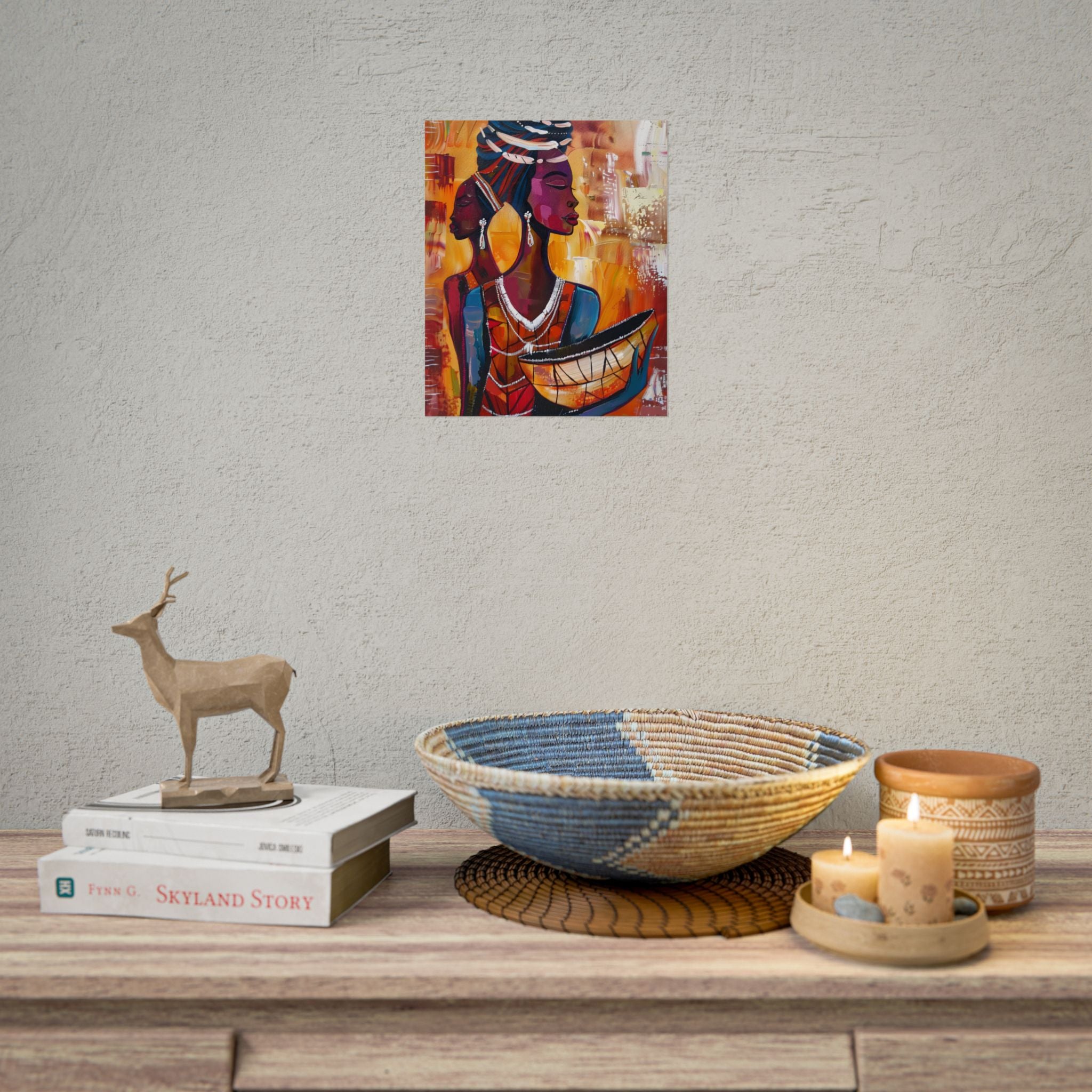 traditional-african-woman-poster-print-african-portrait-afrocentric-home-wall-decor-tribal-art-african-american-art-ethnic-wa