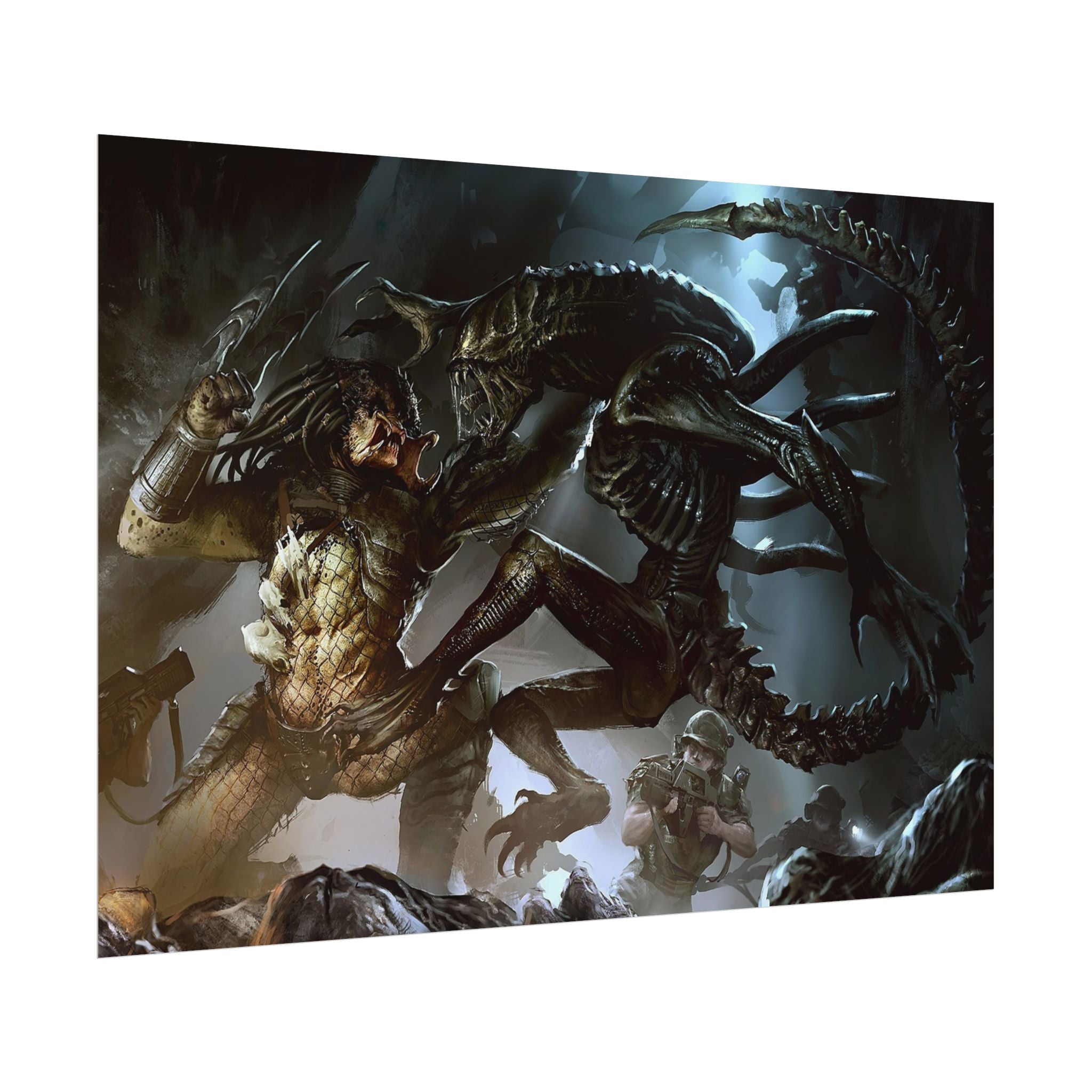 predator-alien-poster-print-xenomorph-si-fi-home-decor-movie-poster-pretador-fantasy-art