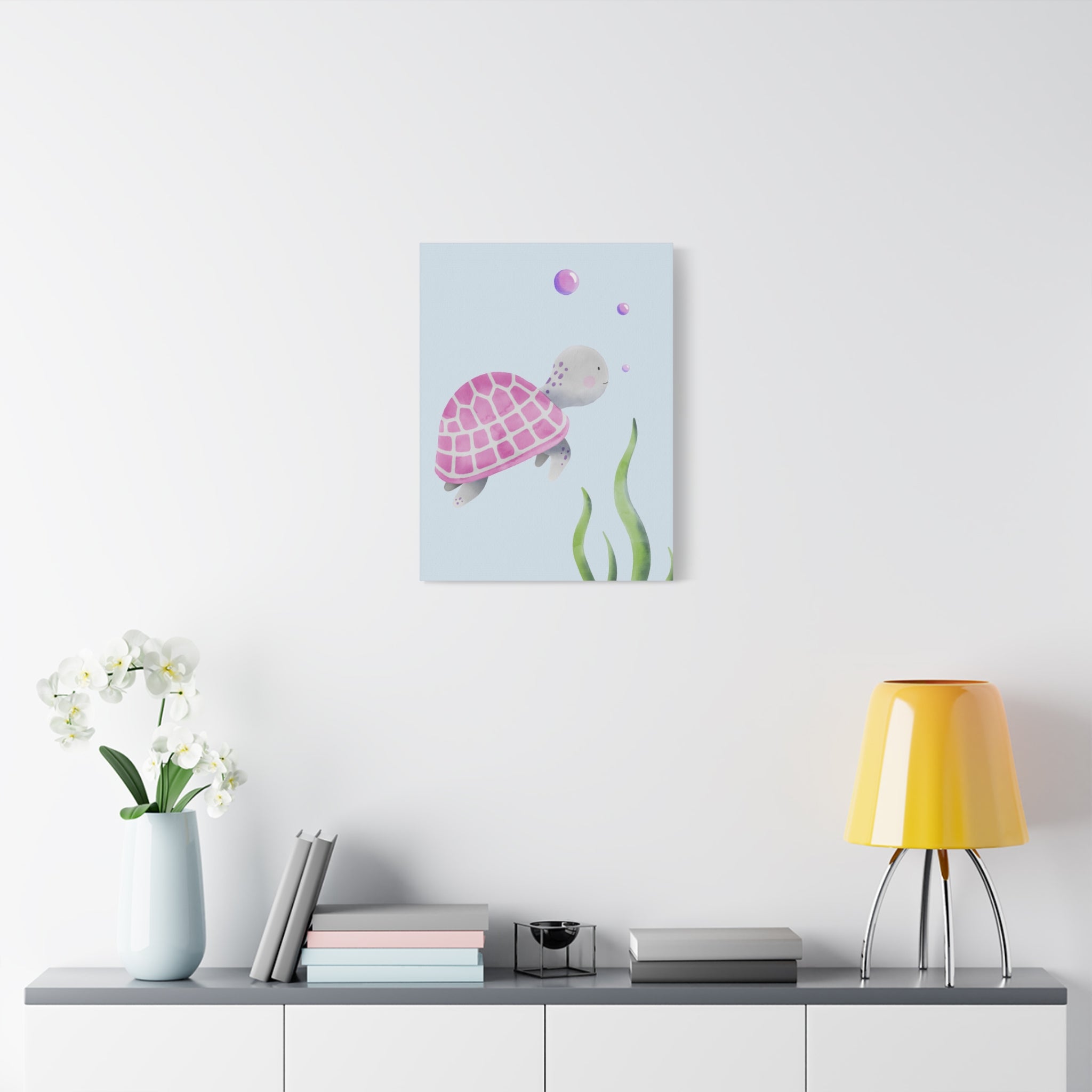 canvas-wall-art-cute-sea-turtle-nursery-decor-baby-sea-turtle-print-nursery-art-cute-sea-turtle-decoration-baby-nursery-cute-