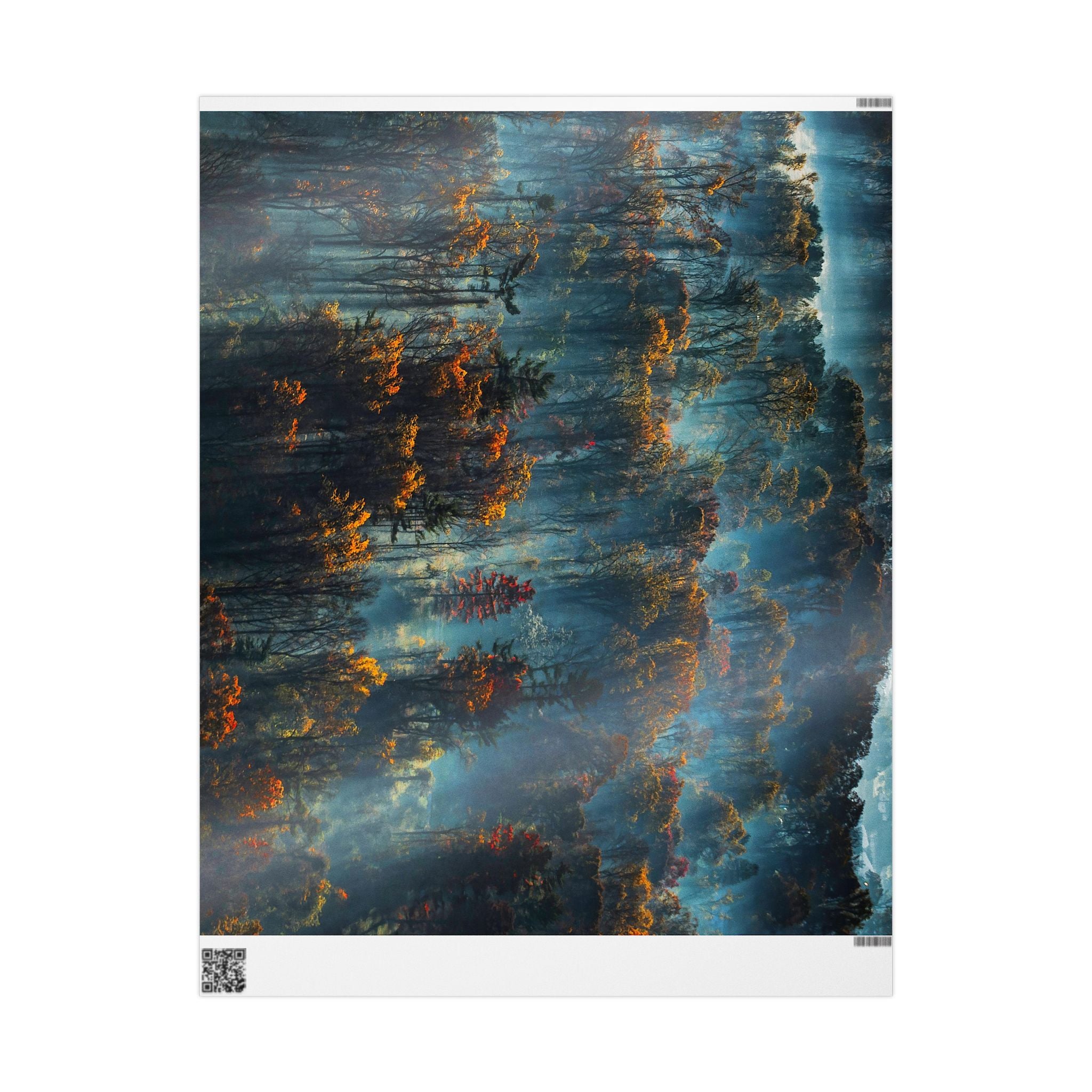 forest-mist-wrapping-paper-nature-gift-wrap-foggy-woods-present-wrap-tree-lover-decorative-paper-outdoor-adventure-crafting-s