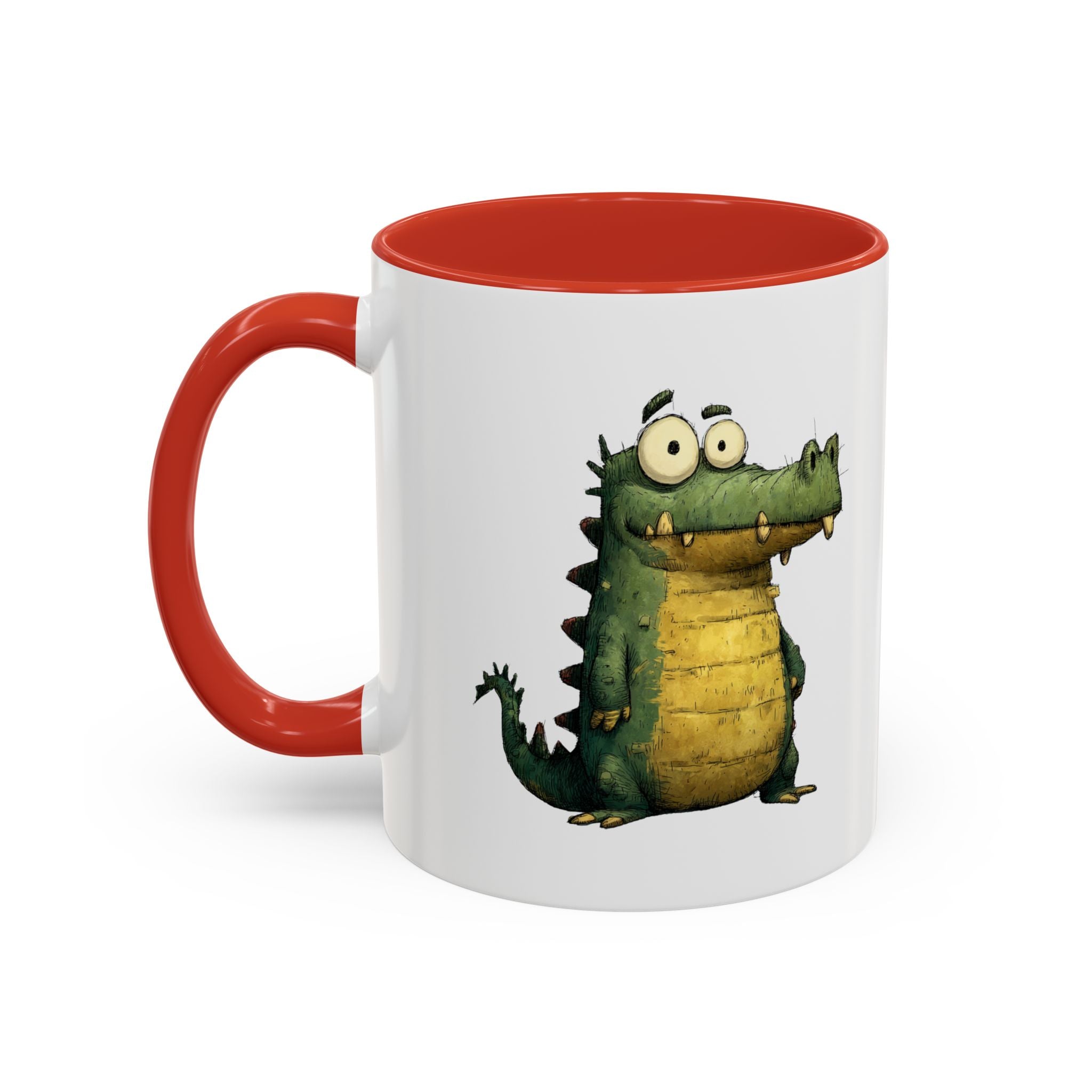 Funny Alligator Accent Coffee Mug | Cute Animal Mug for Nature Lovers, Ideal Gift for Birthdays, Holidays, Home Decor