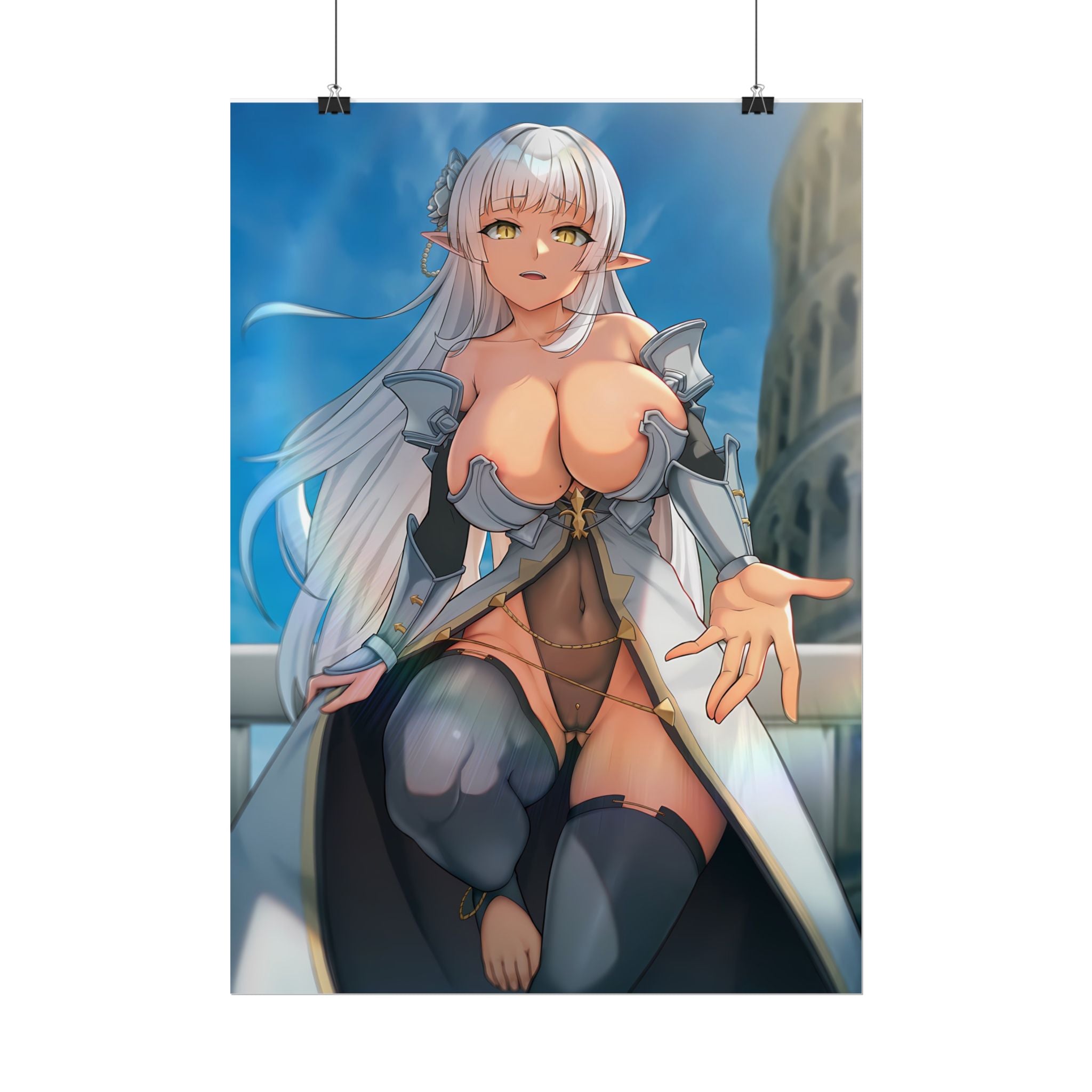 anime-elf-girl-rolled-posters-fantasy-art-print-wall-decor-poster-artwork-bedroom-decoration-gift-for-anime-lovers-anime-post