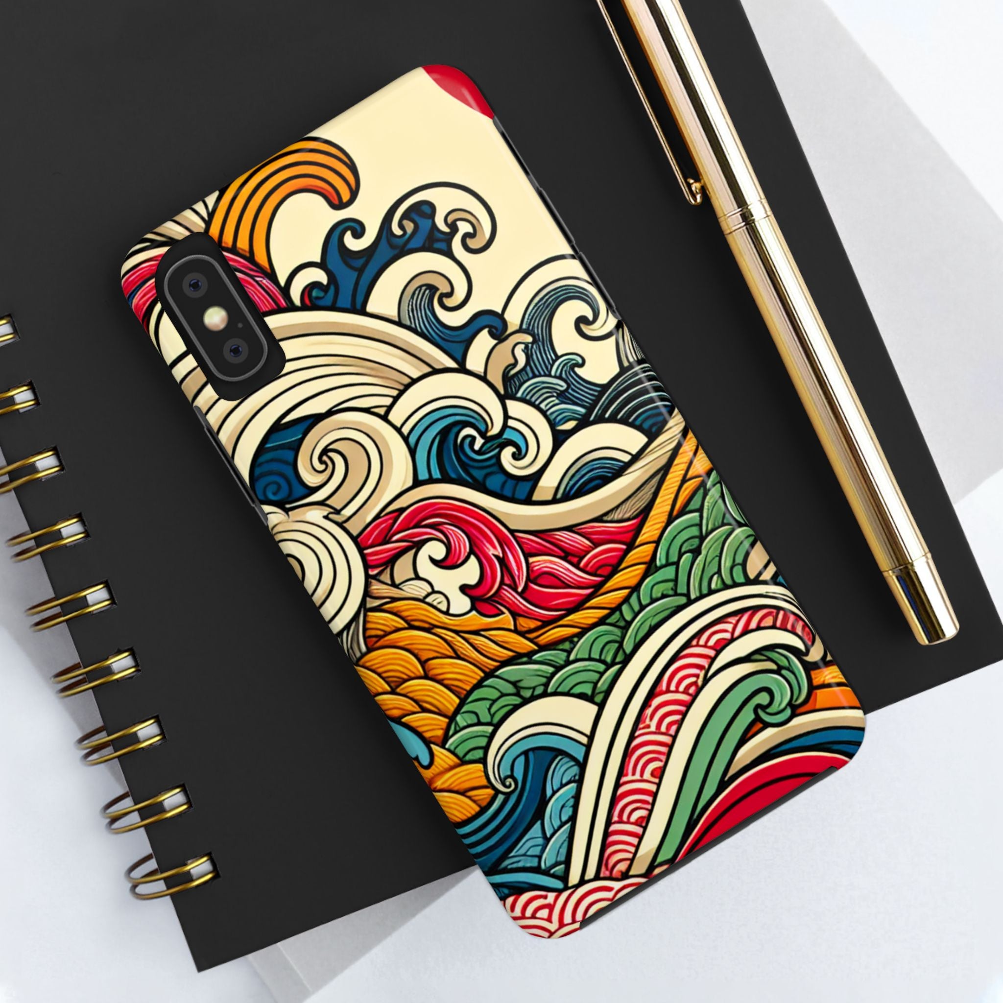 japanese-wave-art-tough-phone-case-protective-iphone-cover-unique-asian-design-gift-for-him-gift-for-her-christmas-gift