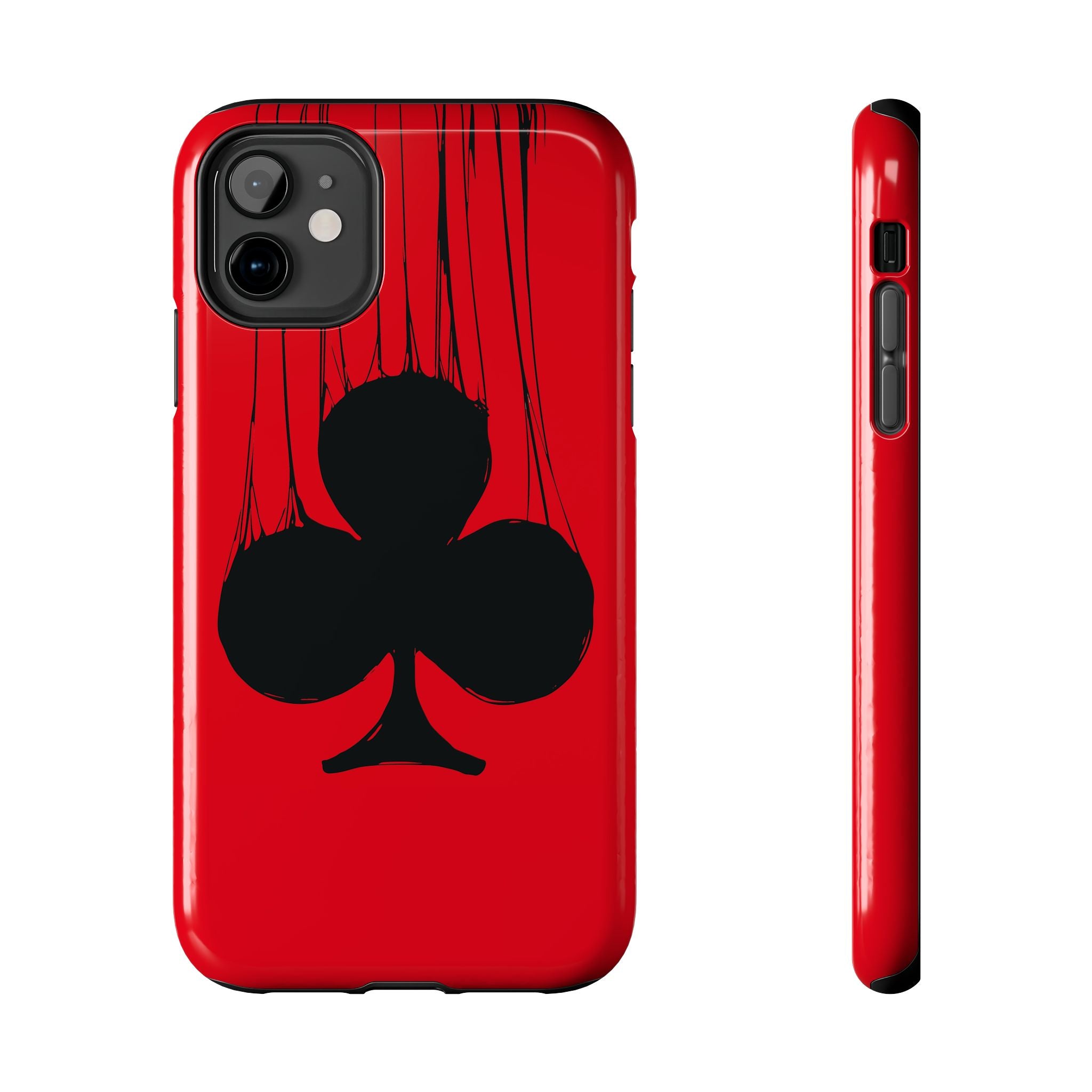 clubs-playing-cards-iphone-tough-case-protective-iphone-cover-card-game-lover-gift-gambling-theme-iphone-case-durable-card-su