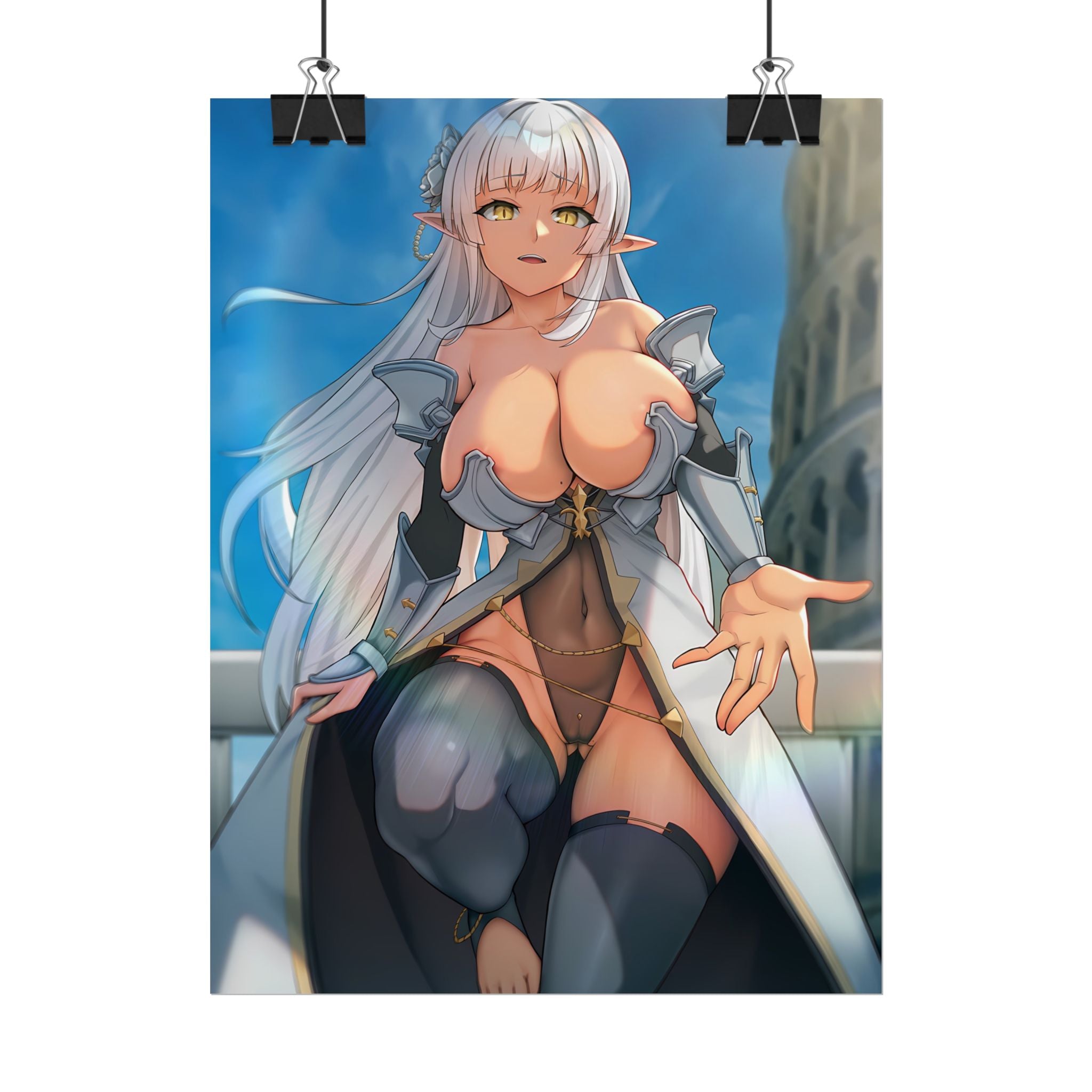 anime-elf-girl-rolled-posters-fantasy-art-print-wall-decor-poster-artwork-bedroom-decoration-gift-for-anime-lovers-anime-post