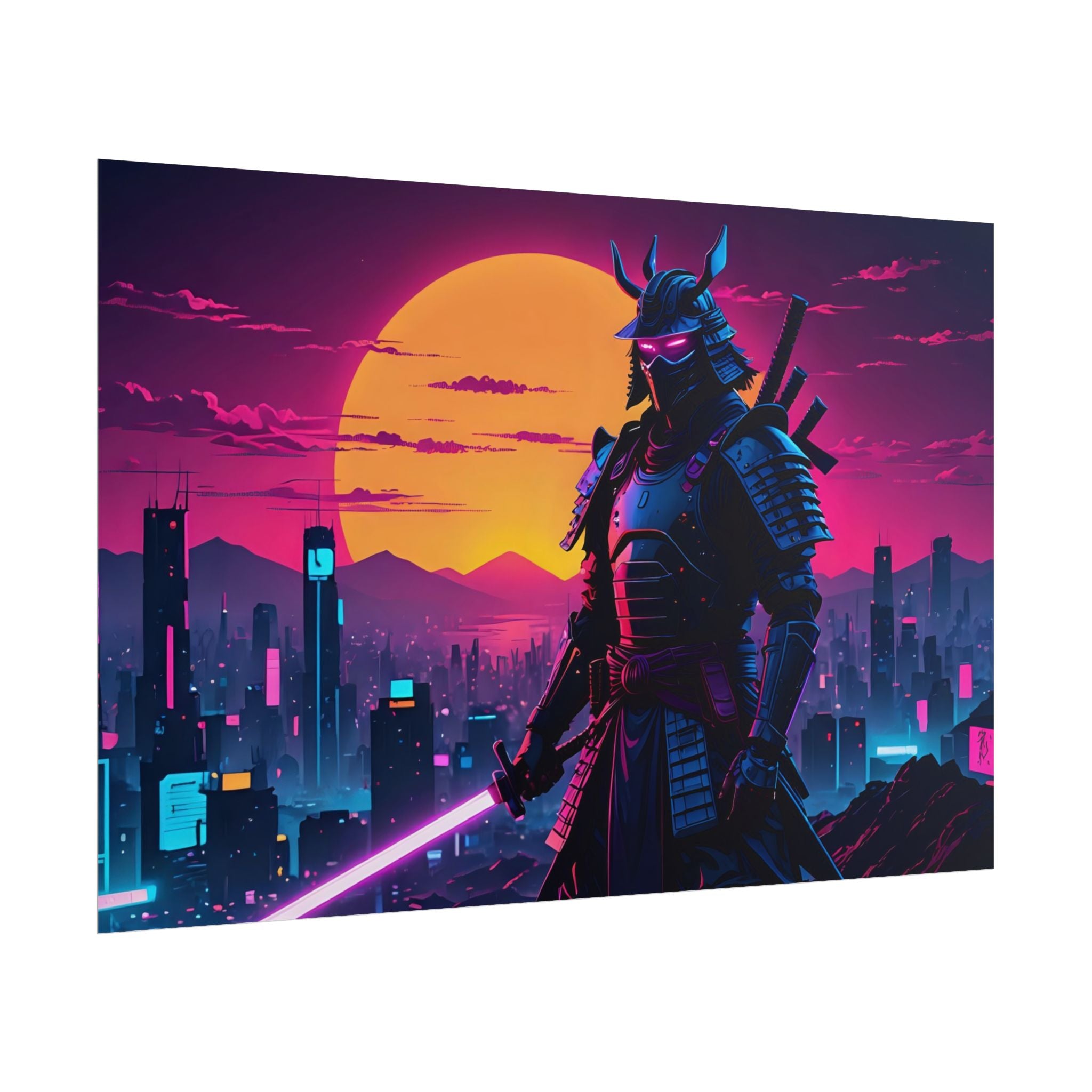 samurai-retrowave-poster-print-synthawave-wall-art-poster-gift-for-anime-fans-home-decor-japanese-art-retro-aesthetic-lightsa