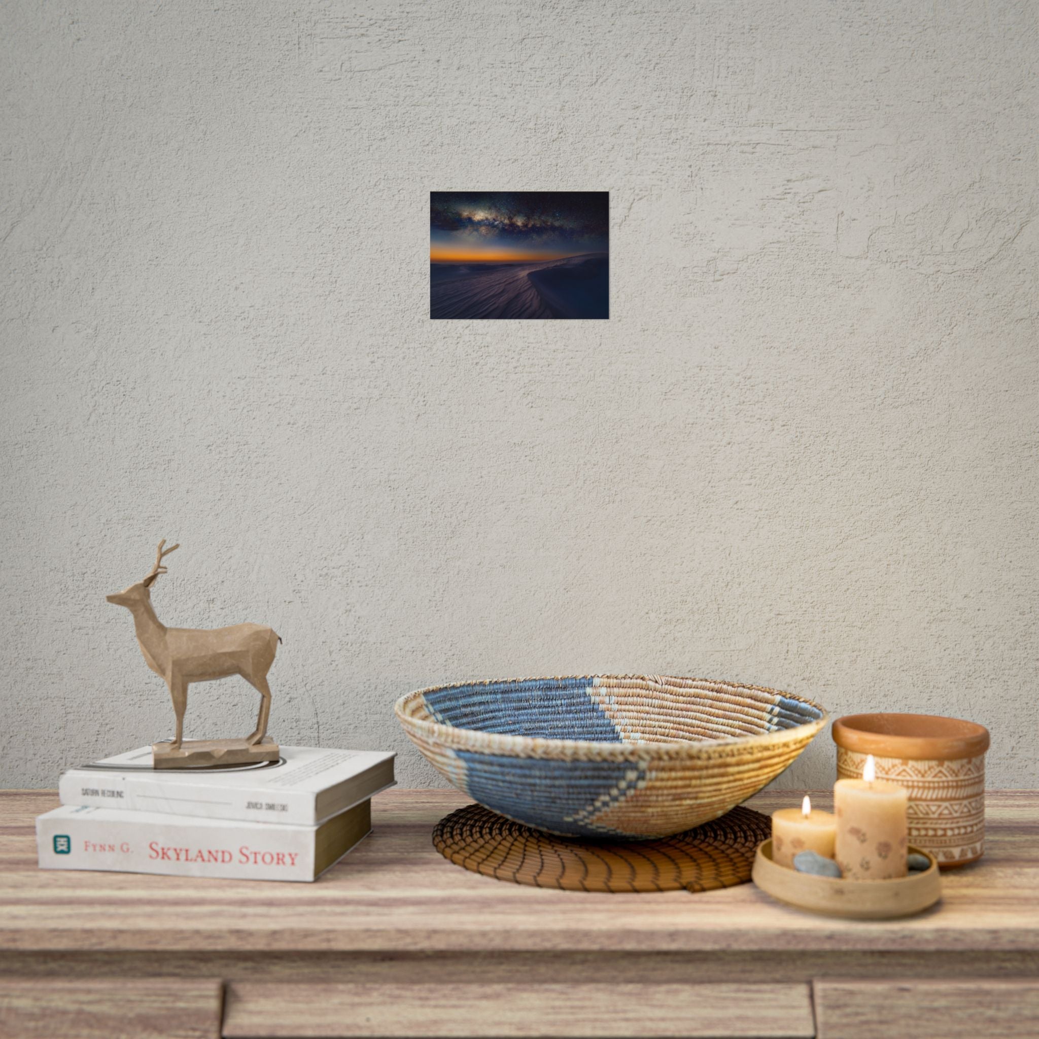 desert-landscape-poster-print-milky-way-wall-art-desert-wall-decor-unique-home-decor-starry-night-picture