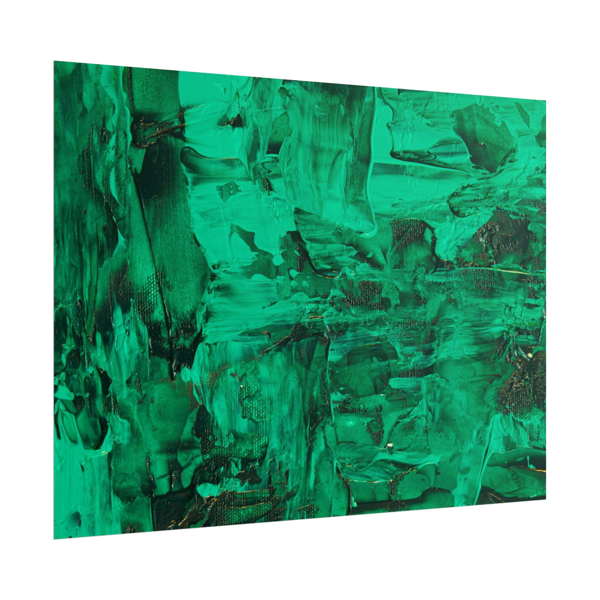 Abstract Green Poster Wall Art, Home Decor, Office Decor, Green Canvas Bedroom, Green Poster Print, Modern Art, Green Wall Decor