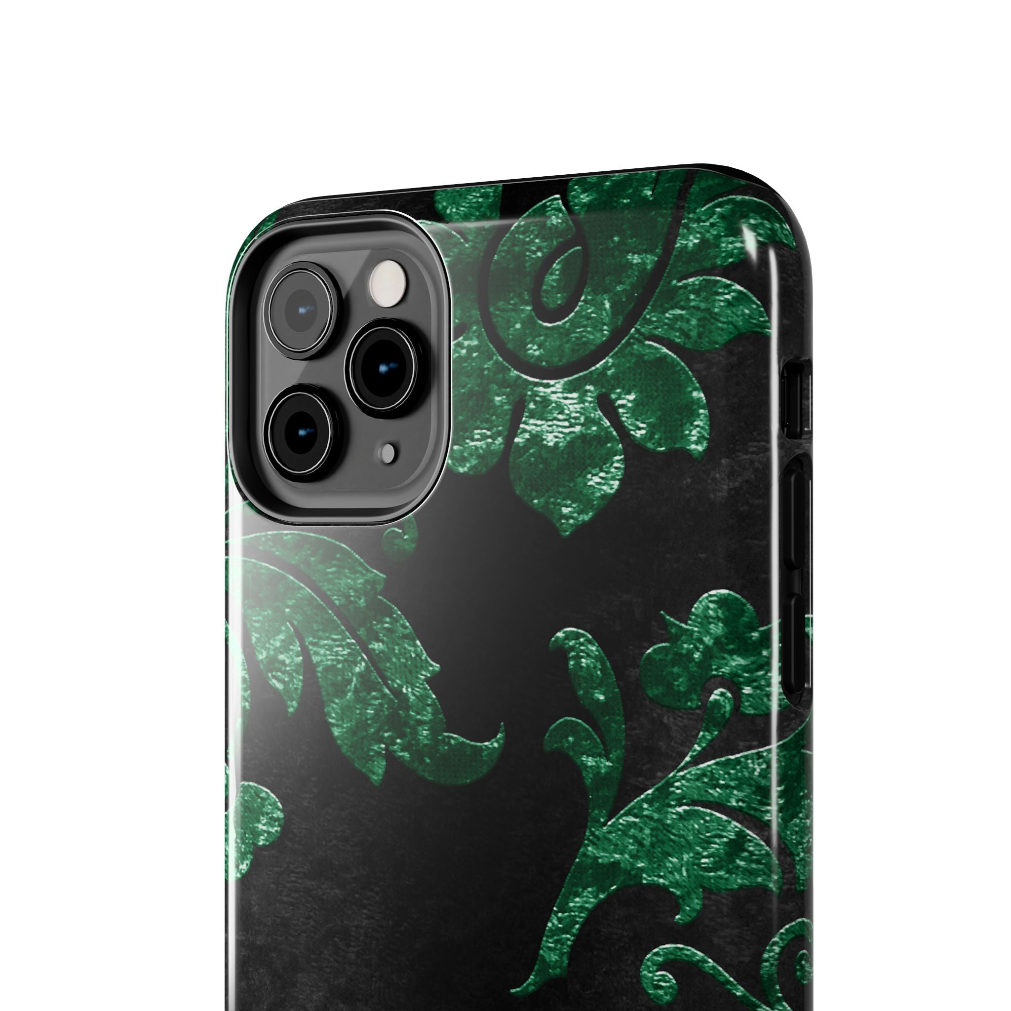 embossed-emerald-velvet-tough-iphone-case-protective-iphone-cover-heavy-duty-iphone-case-rugged-phone-case-durable-smartphone