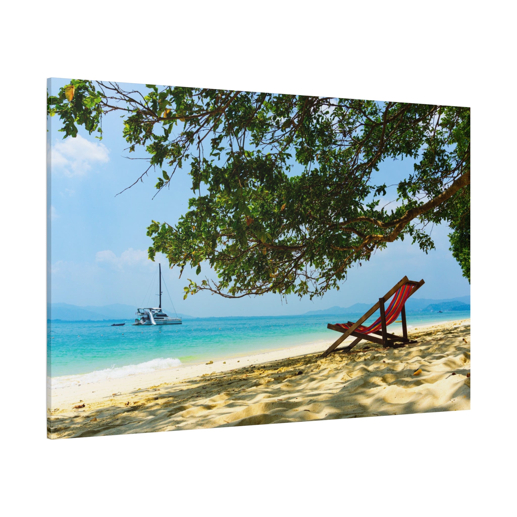 canvas-print-beach-scene-wall-art-coastal-decor-ocean-view-stretched-matte-canvas-print-home-decoration-beach-chairs-tropical