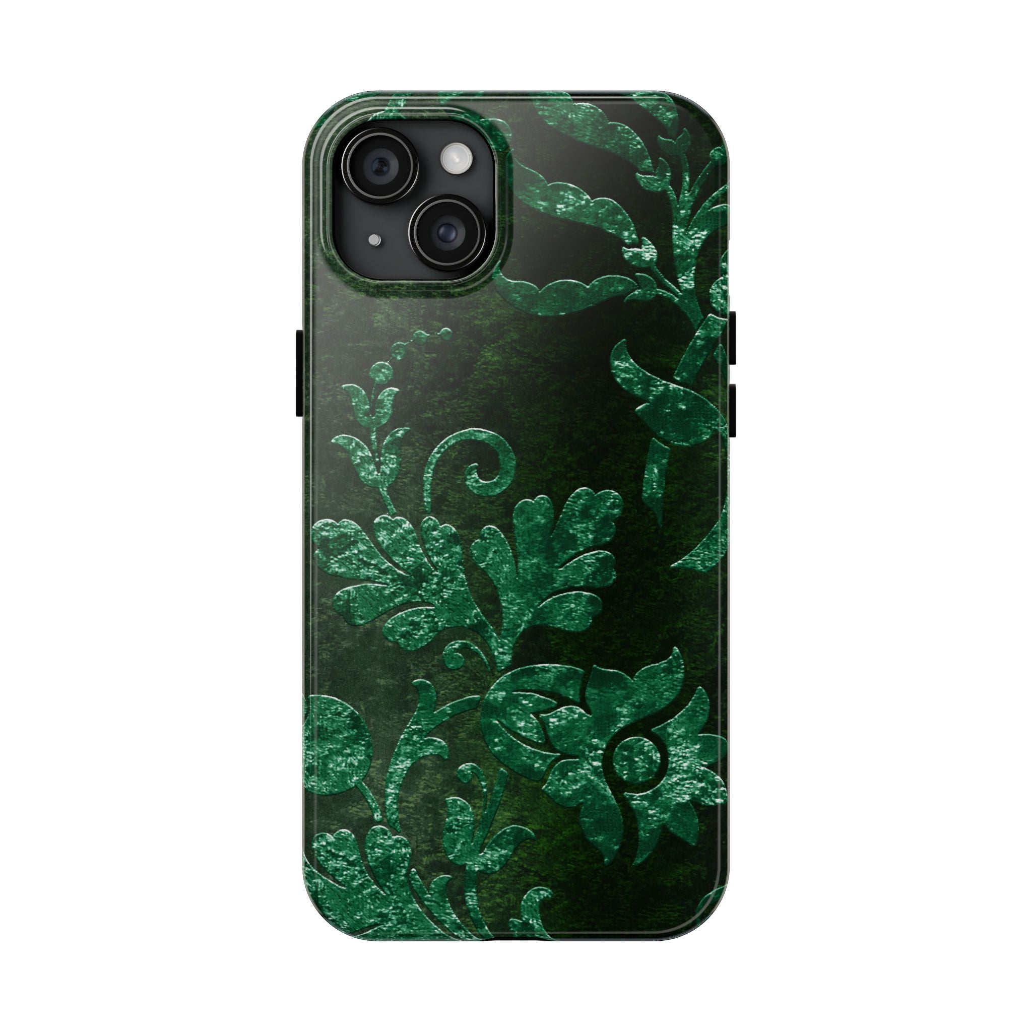 embossed-emerald-velvet-tough-phone-case-protective-iphone-cover-heavy-duty-phone-case-rugged-phone-case-durable-smartphone-c
