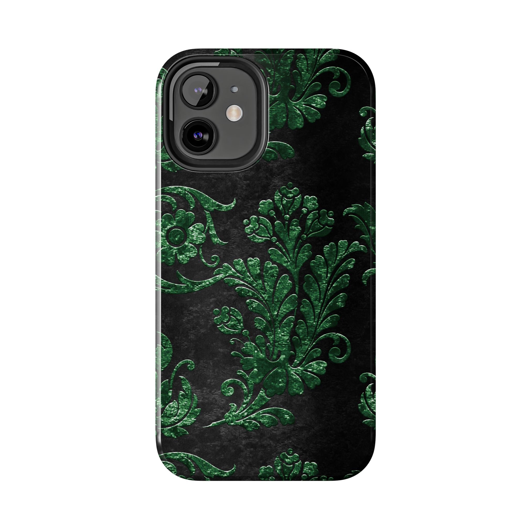 embossed-emerald-velvet-tough-iphone-case-protective-iphone-cover-heavy-duty-iphone-case-rugged-phone-case-durable-smartphone