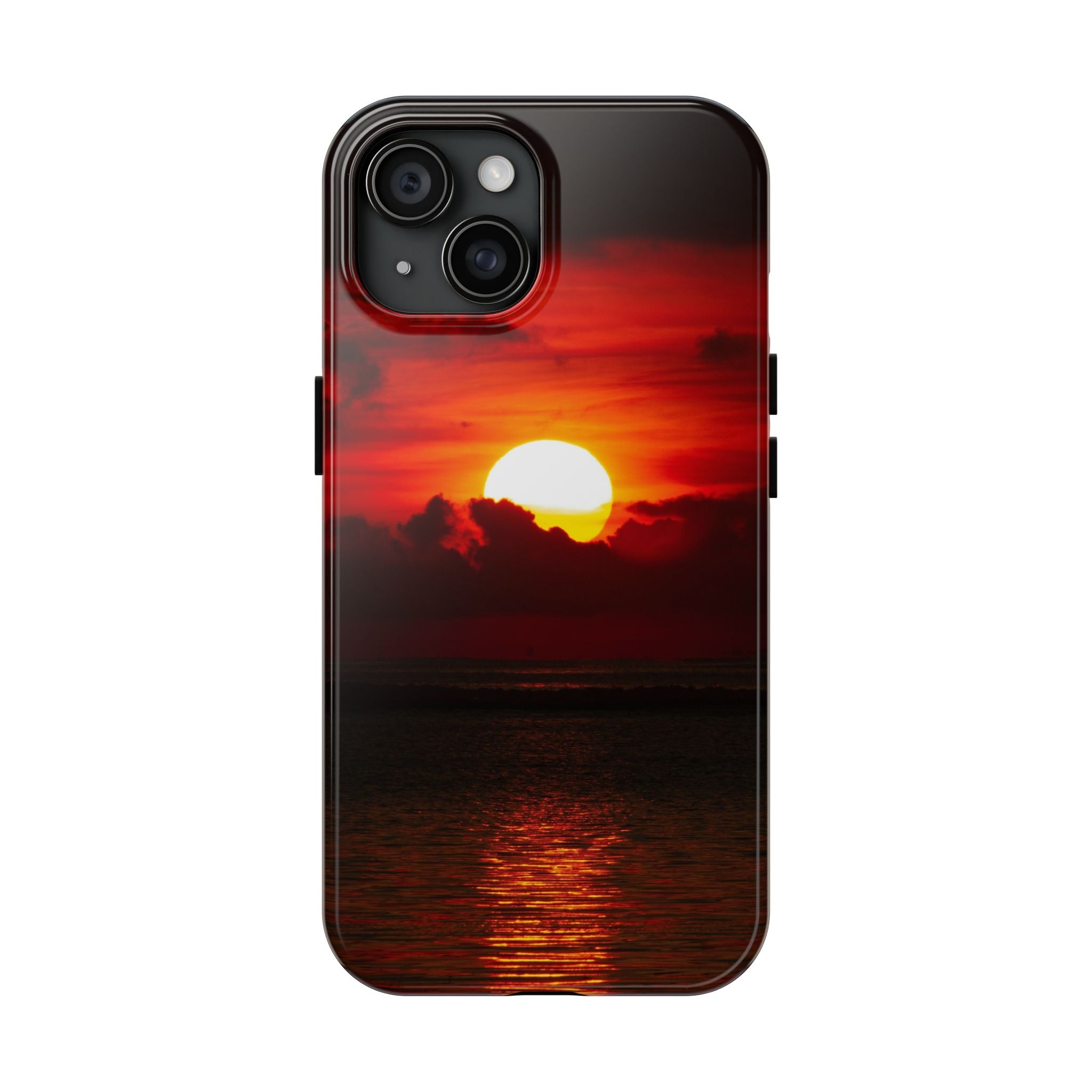 iphone-tough-case-red-sunset-protective-phone-cover-durable-smartphone-case-hard-shell-phone-case-sunset-lover-gift-red-phone