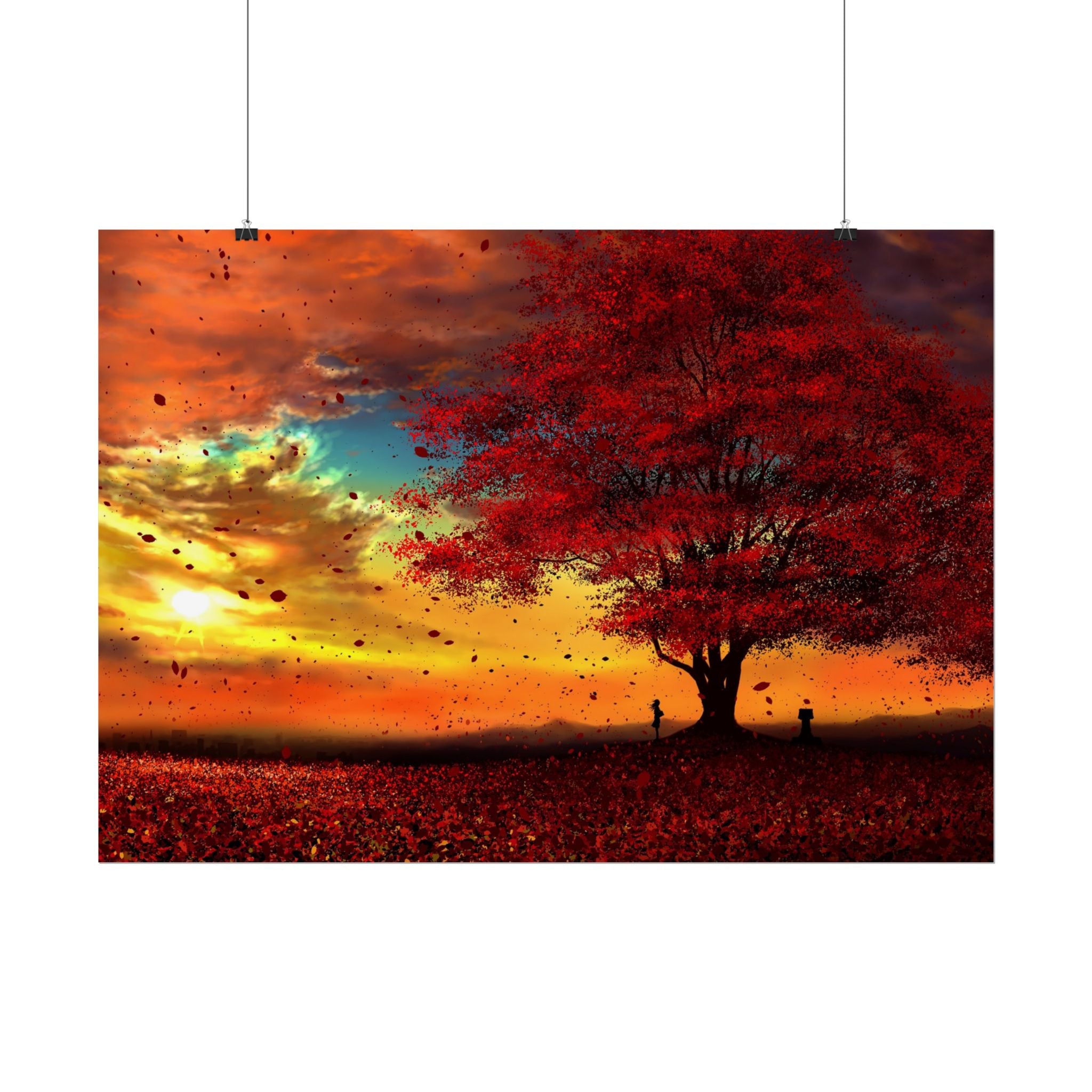 sunset-scenery-autumn-poster-print-wall-art-decor-home-decoration-nature-artwork-gift-idea-wall-hanging