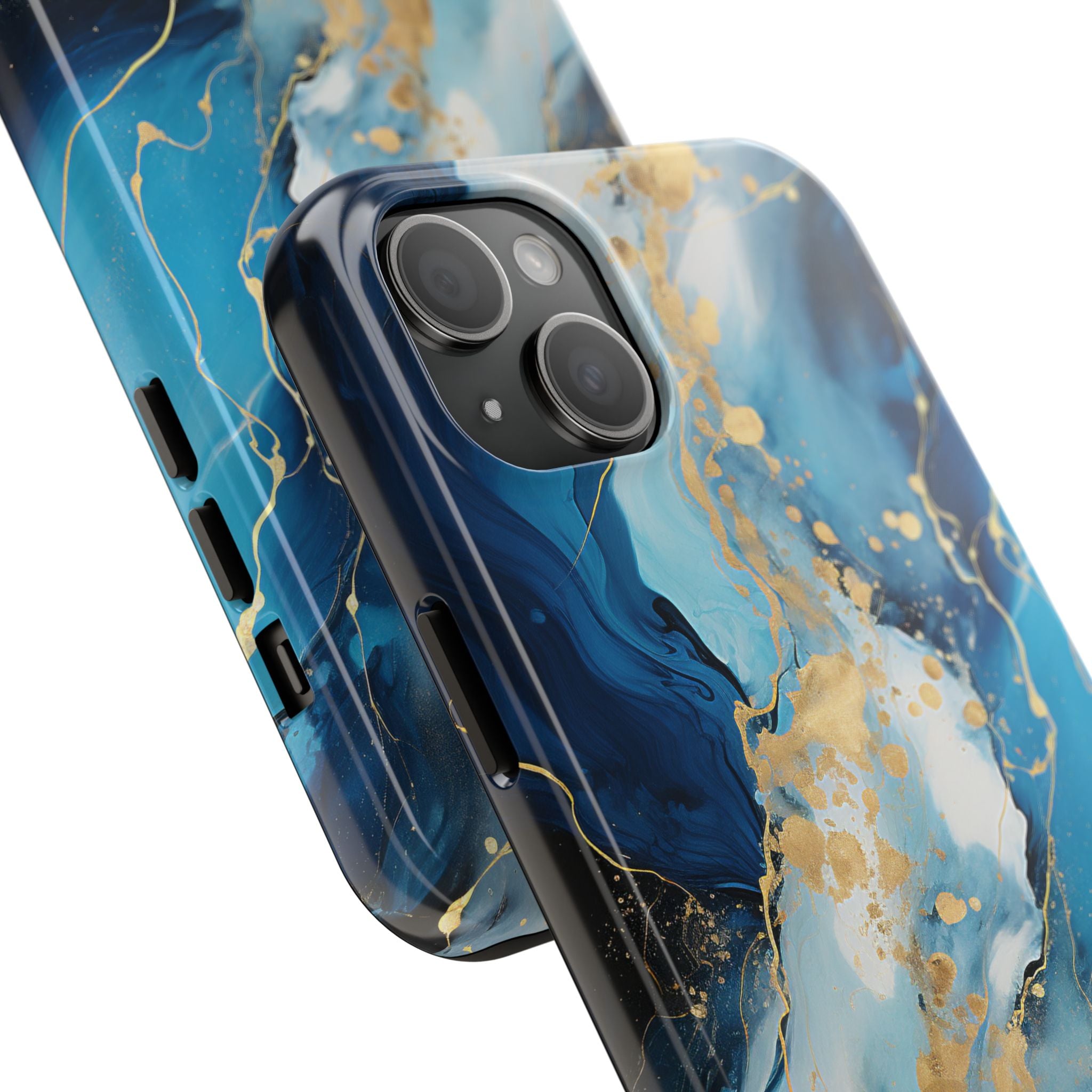 blue-gold-marble-iphone-tough-case-elegant-minimalist-protective-cover-stylish-phone-shell-hard-shell-iphone-case-trendy-acce