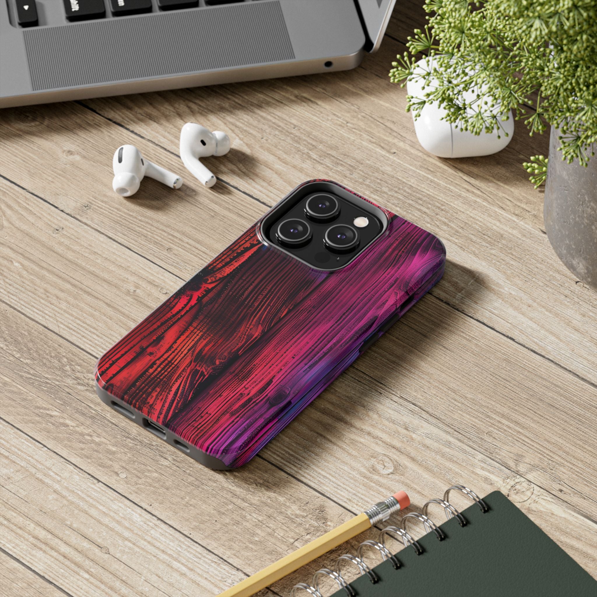 disco-neon-tough-iphone-cases-wood-grain-texture-iphone-case-cover-protective-iphone-shell-unique-iphone-accessories-iphone-1